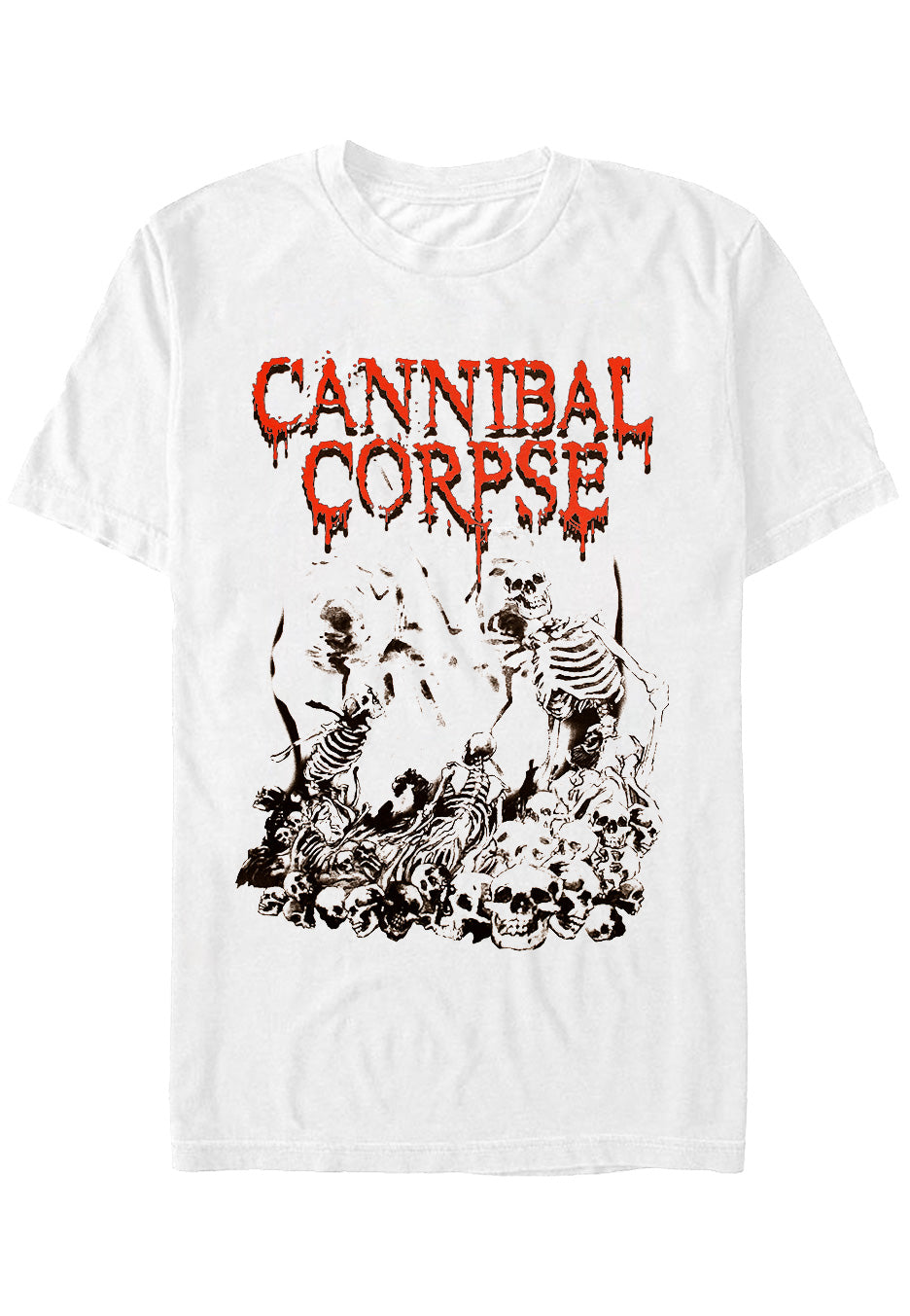 Cannibal Corpse - Pile of Skulls White - T-Shirt