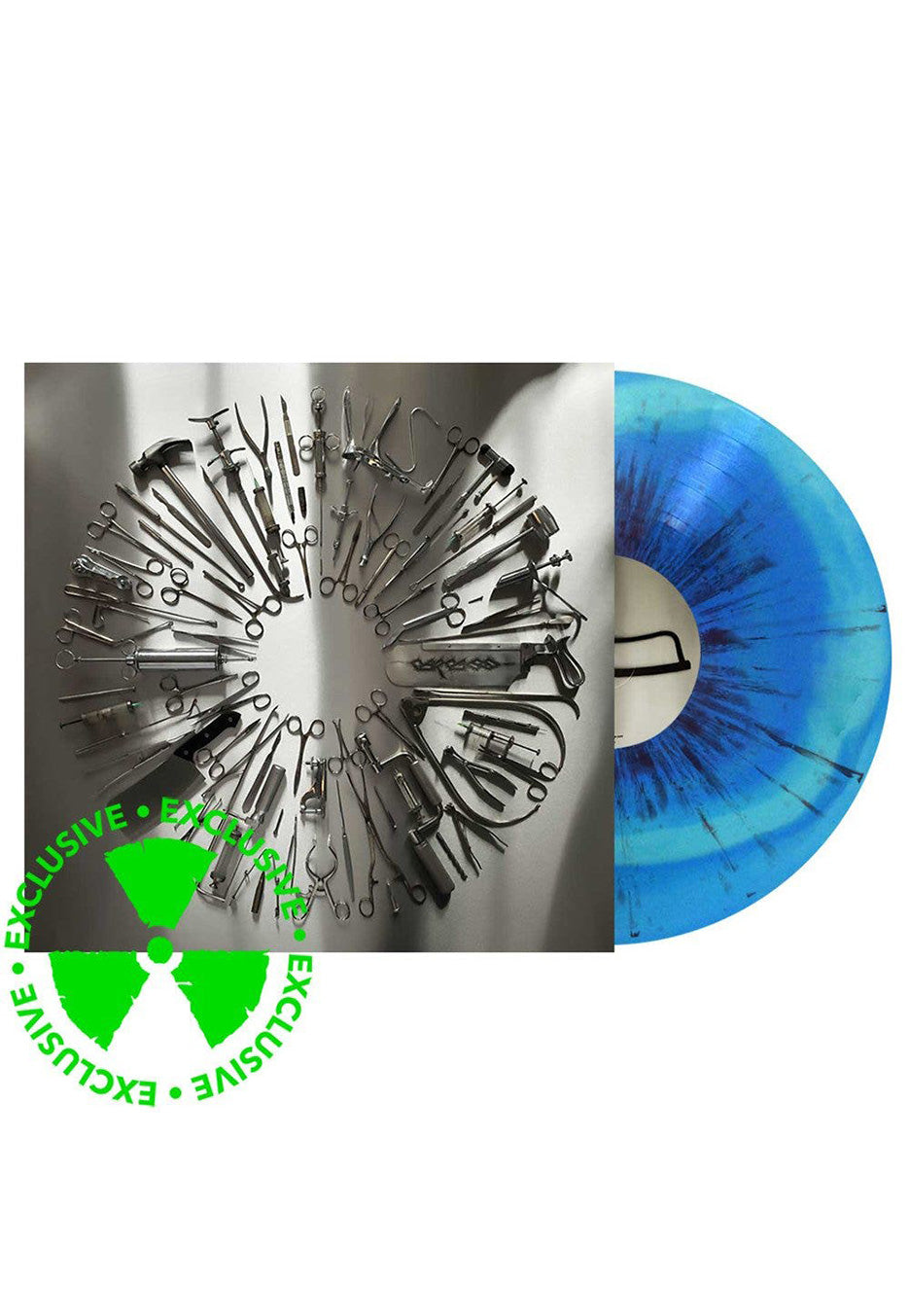 Carcass - Surgical Steel Blue Swirl w/ Red - Splattered Vinyl