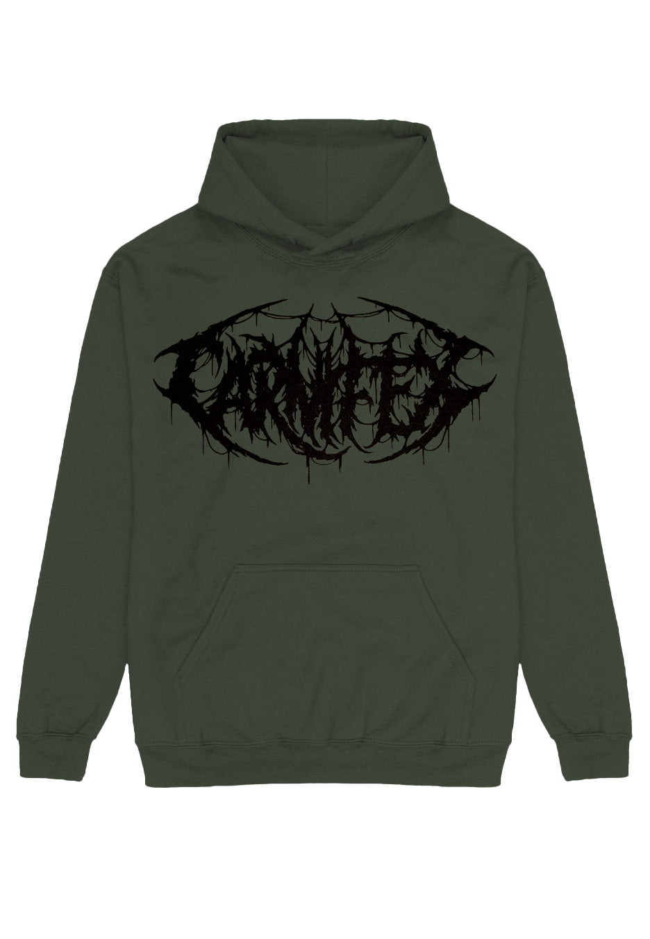 Carnifex - Defend Death Metal Military Green - Hoodie
