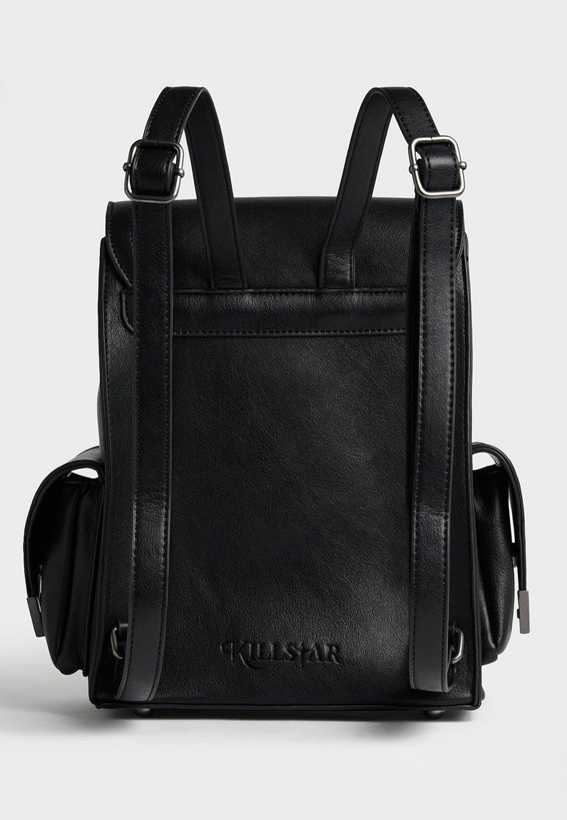 Killstar Cathedra Embroidered Black Rucksack