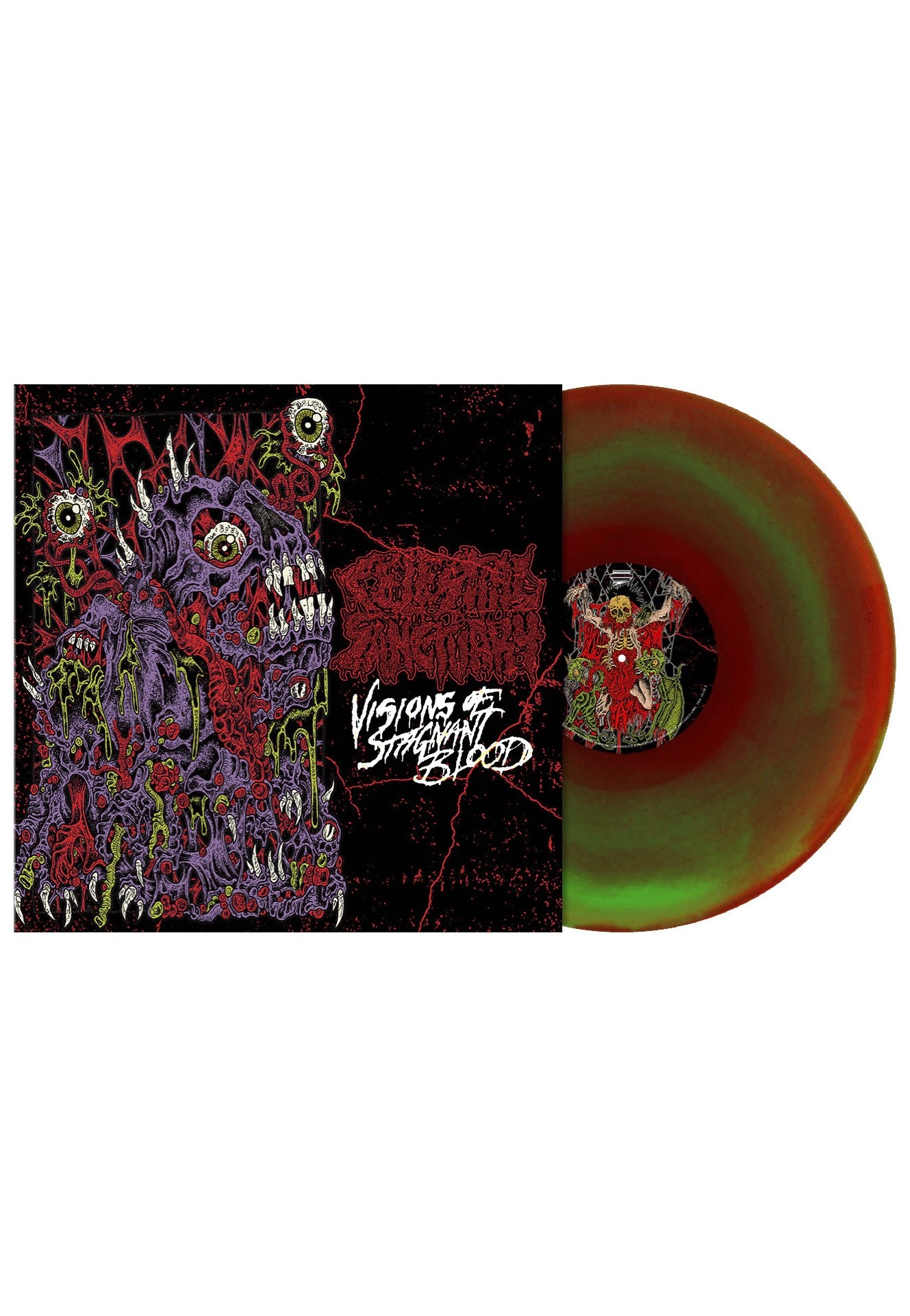 Celestial Sanctuary - Visions Of Stagnant Blood EP Ltd. Red/Green - Colored Vinyl | Neutral-Image