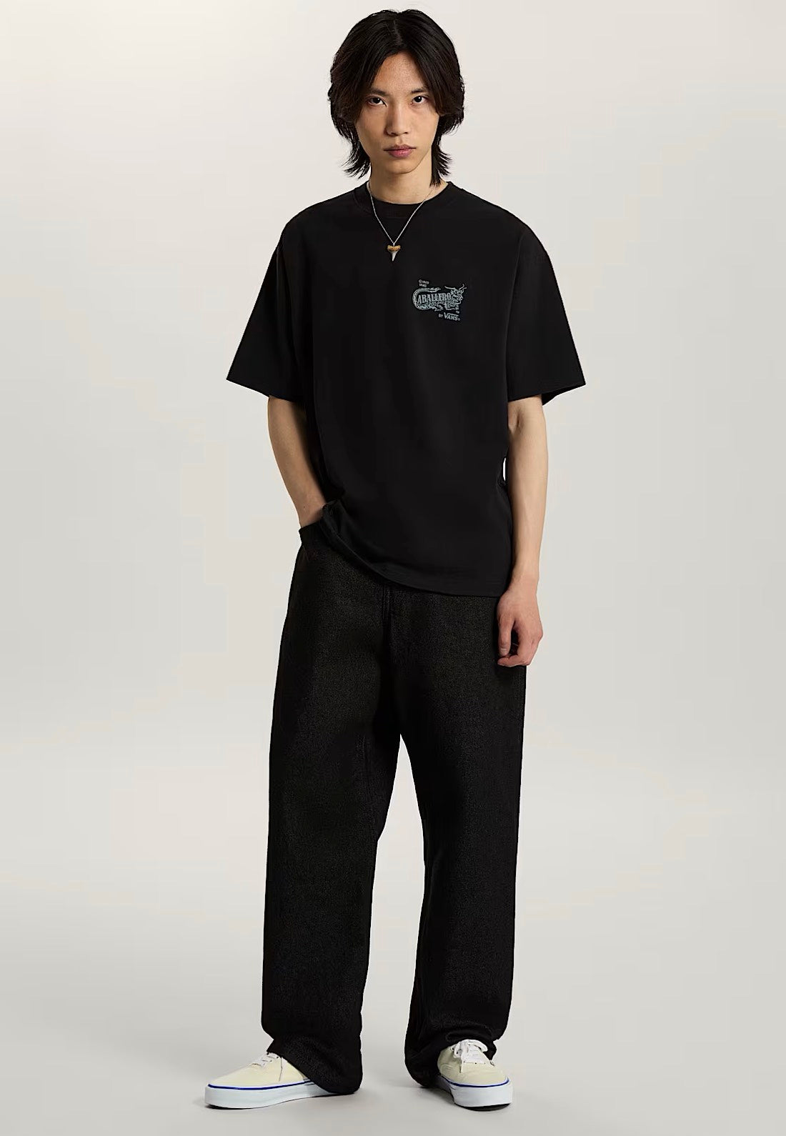 Vans - Check-5 Loose Denim Black Rinse - Jeans | Men-Image