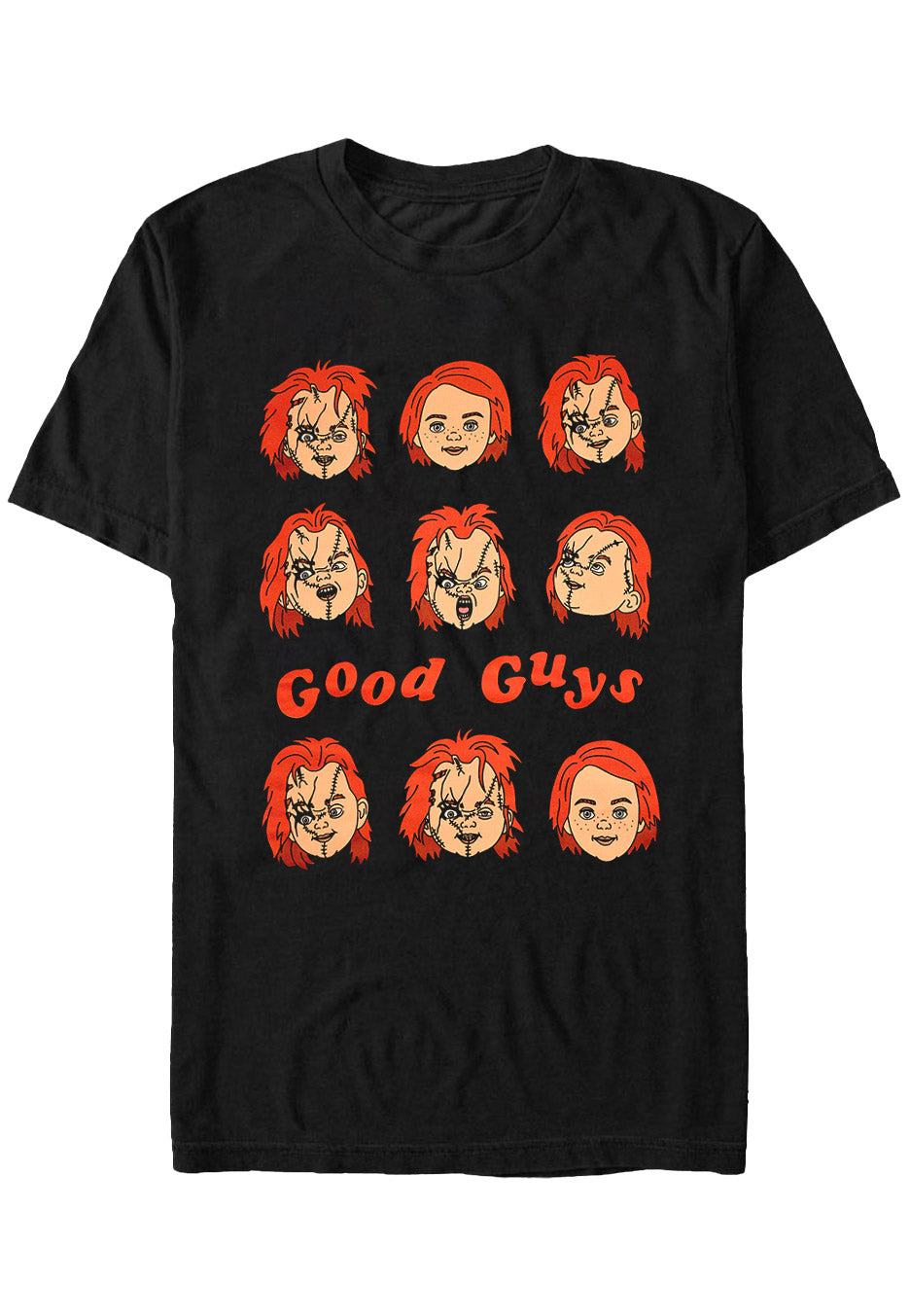 Child's Play - Expressions Of Chucky - T-Shirt | Neutral-Image