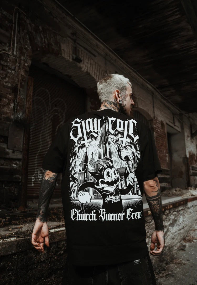 Stay Cold Apparel - Church Burner Crew Black - T-Shirt | Nuclear Blast