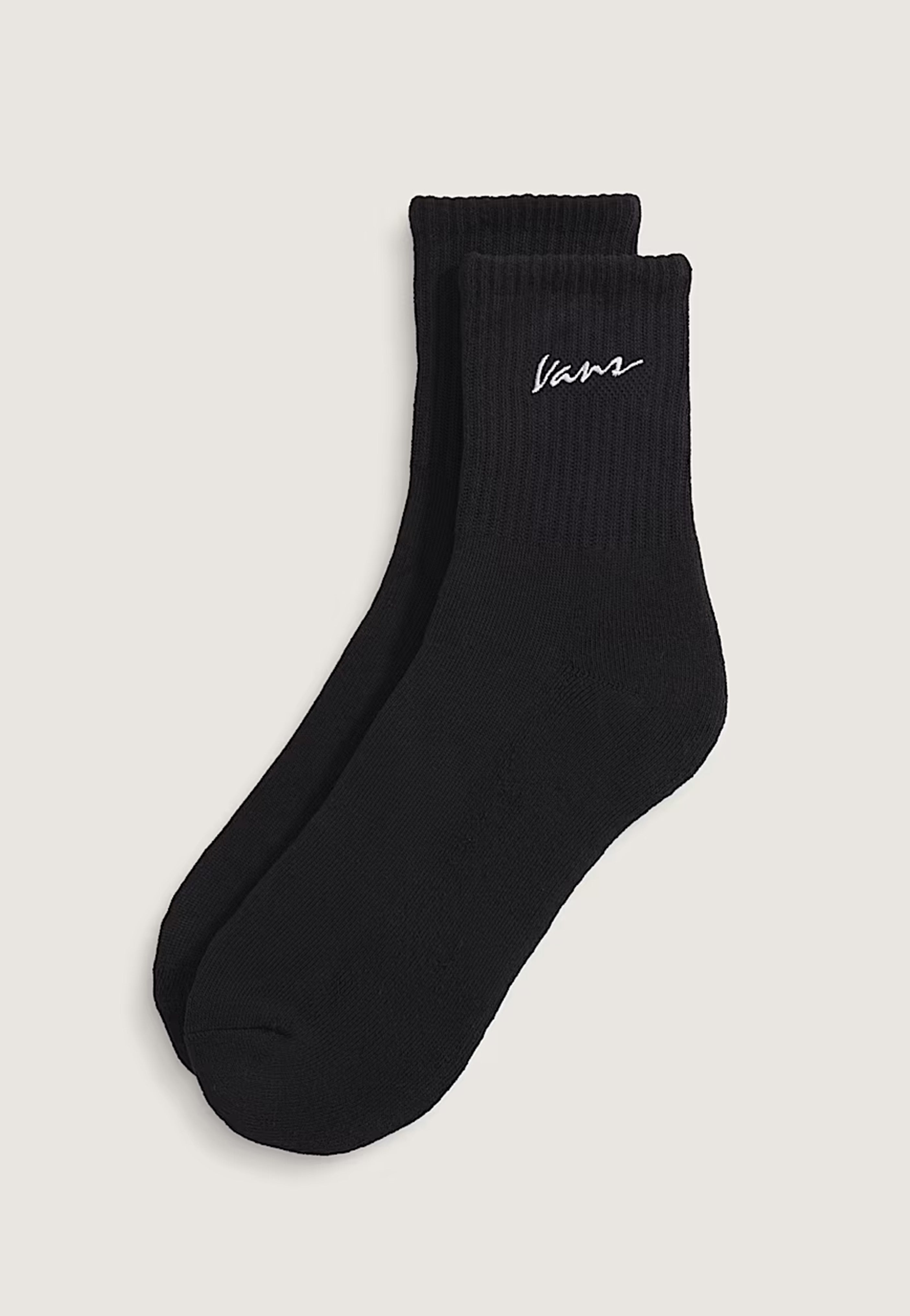 Vans - Classic Script Half Crew Black - Socks | Neutral-Image