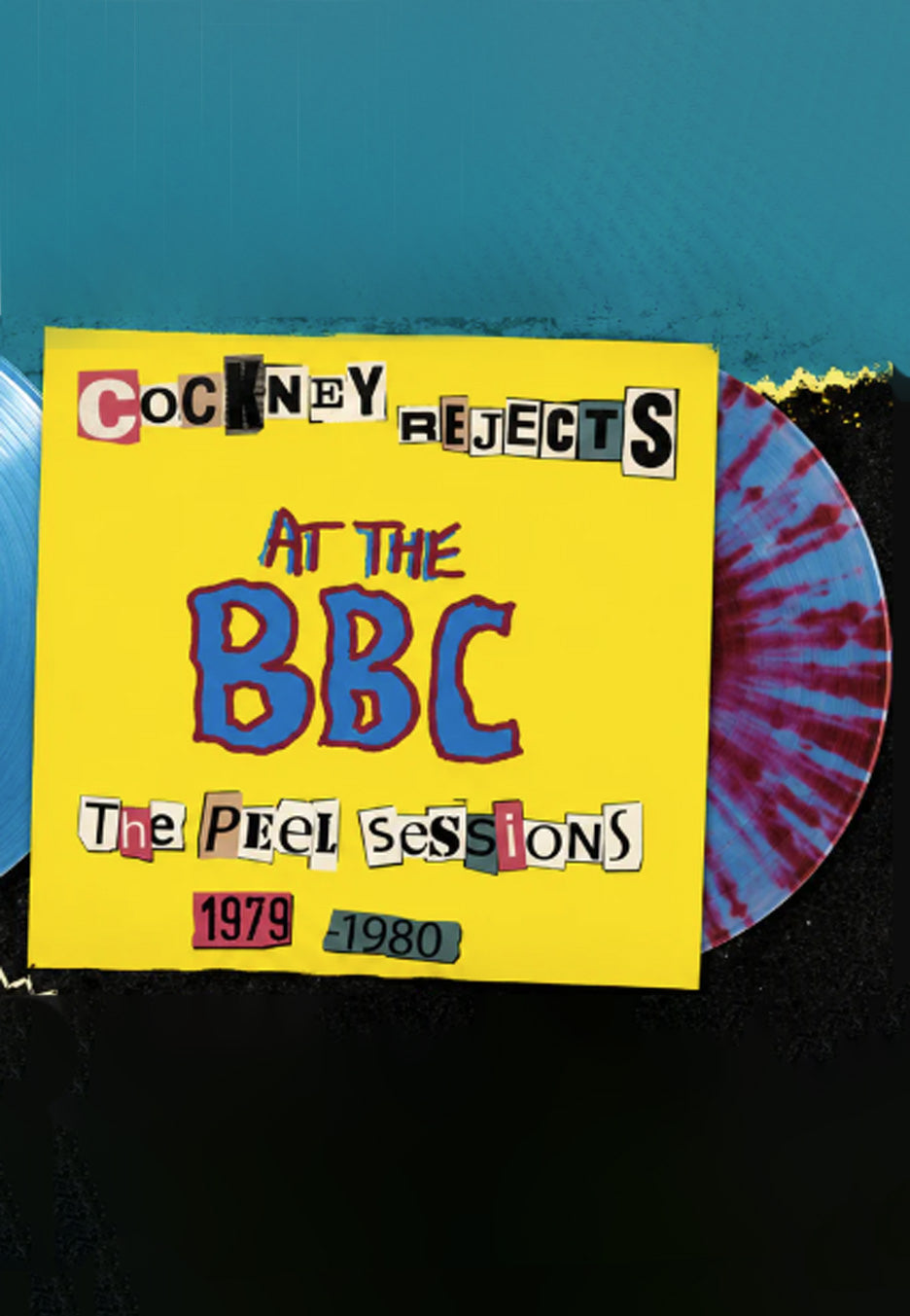 Cockney Rejects Live At The BBC Ltd. Blue/Red Splattered Vinyl