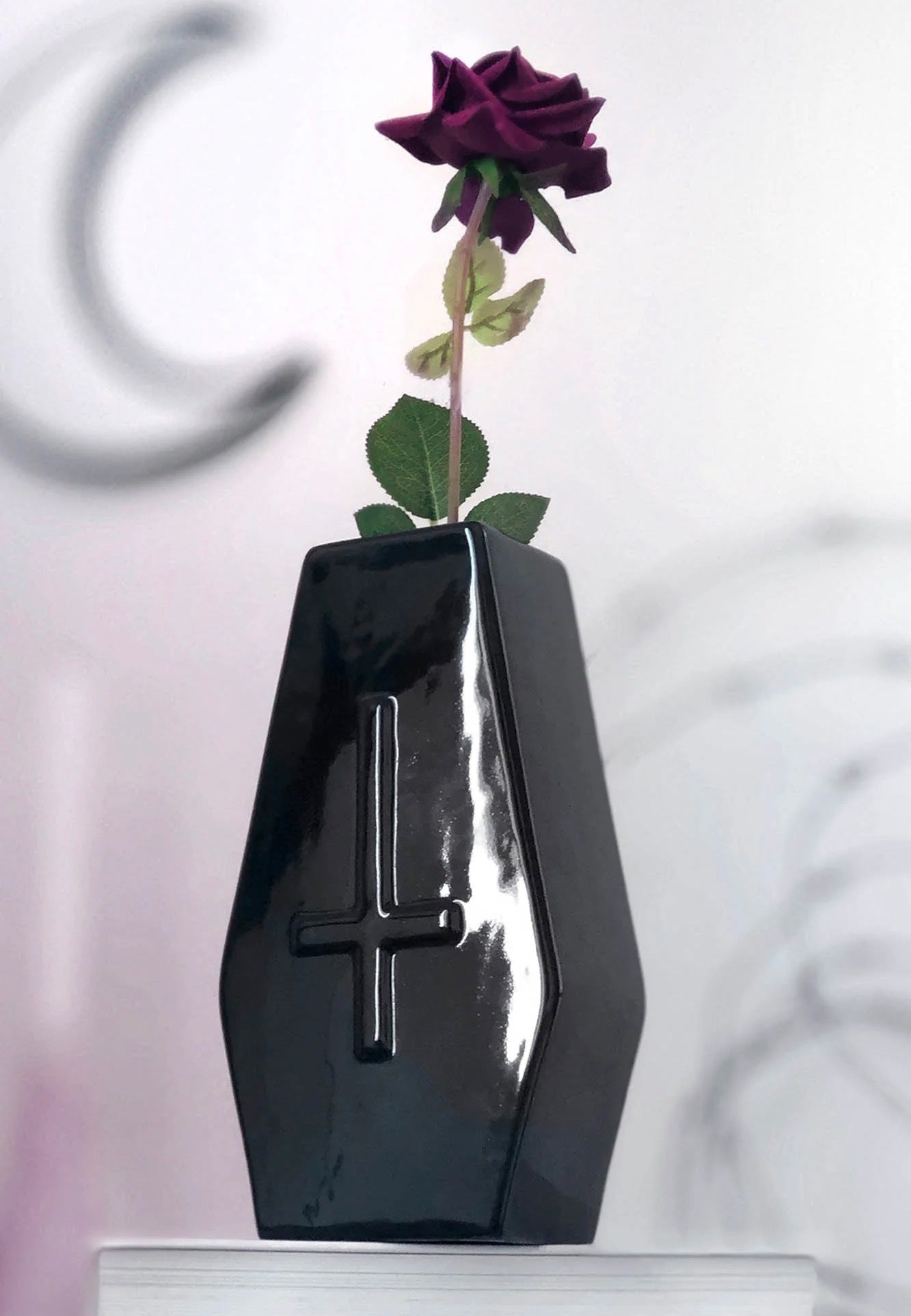 Killstar - Coffin Large Black - Vase | Neutral-Image
