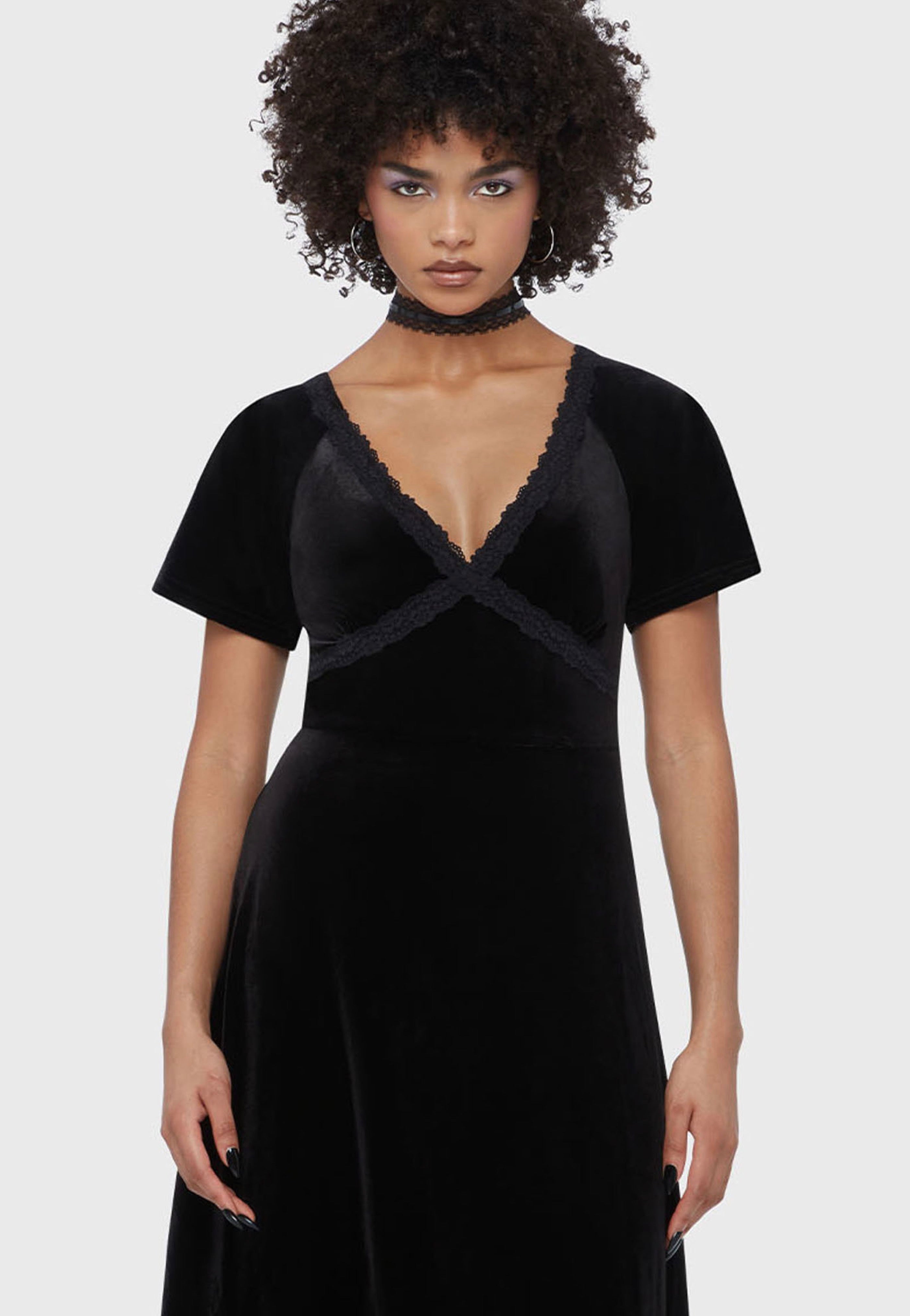 Killstar - Echelia's Muse Maxi Black - Dress | Women-Image