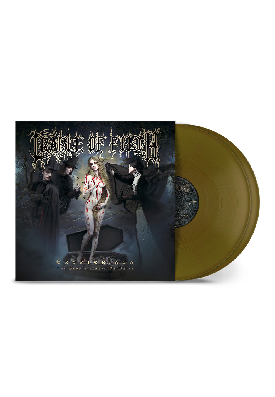 Cradle Of Filth Cryptoriana The Seductiveness Of Decay Ltd. Gold Colored 2 Vinyl