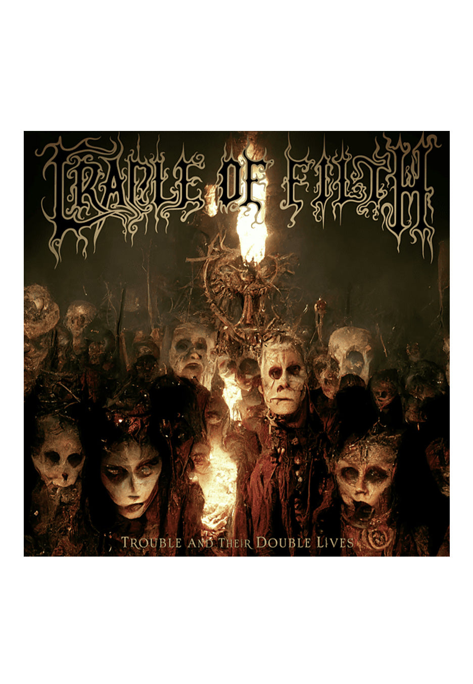 Cradle Of Filth Trouble And Their Double Lives Silver Colored 2 Vinyl