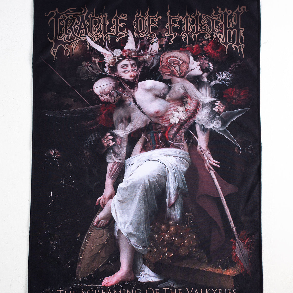 Cradle Of Filth - The Screaming Of The Valkyries - Flag | Nuclear
