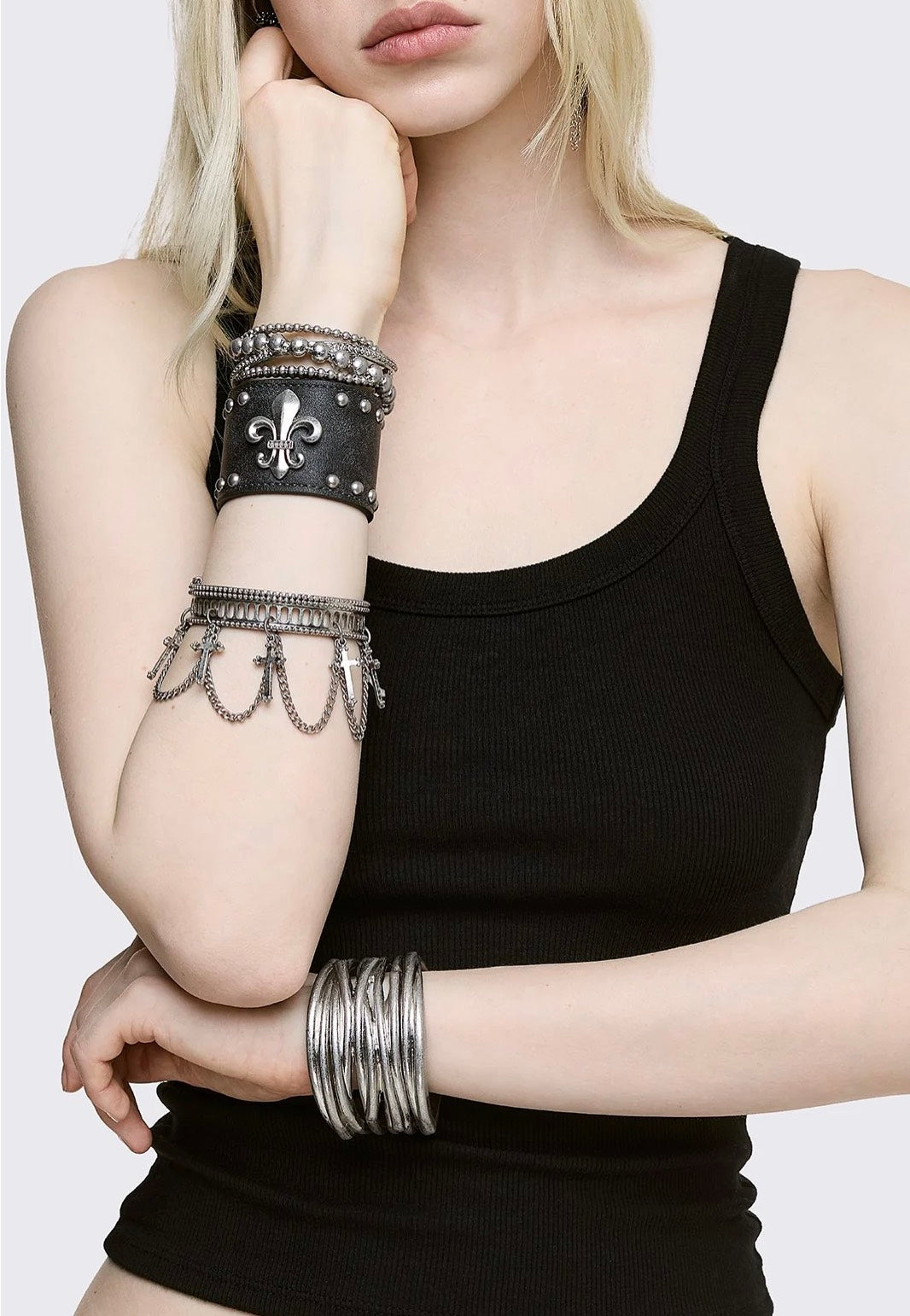 Minga London - Craven Bracelet Set Silver - Bracelet | Neutral-Image