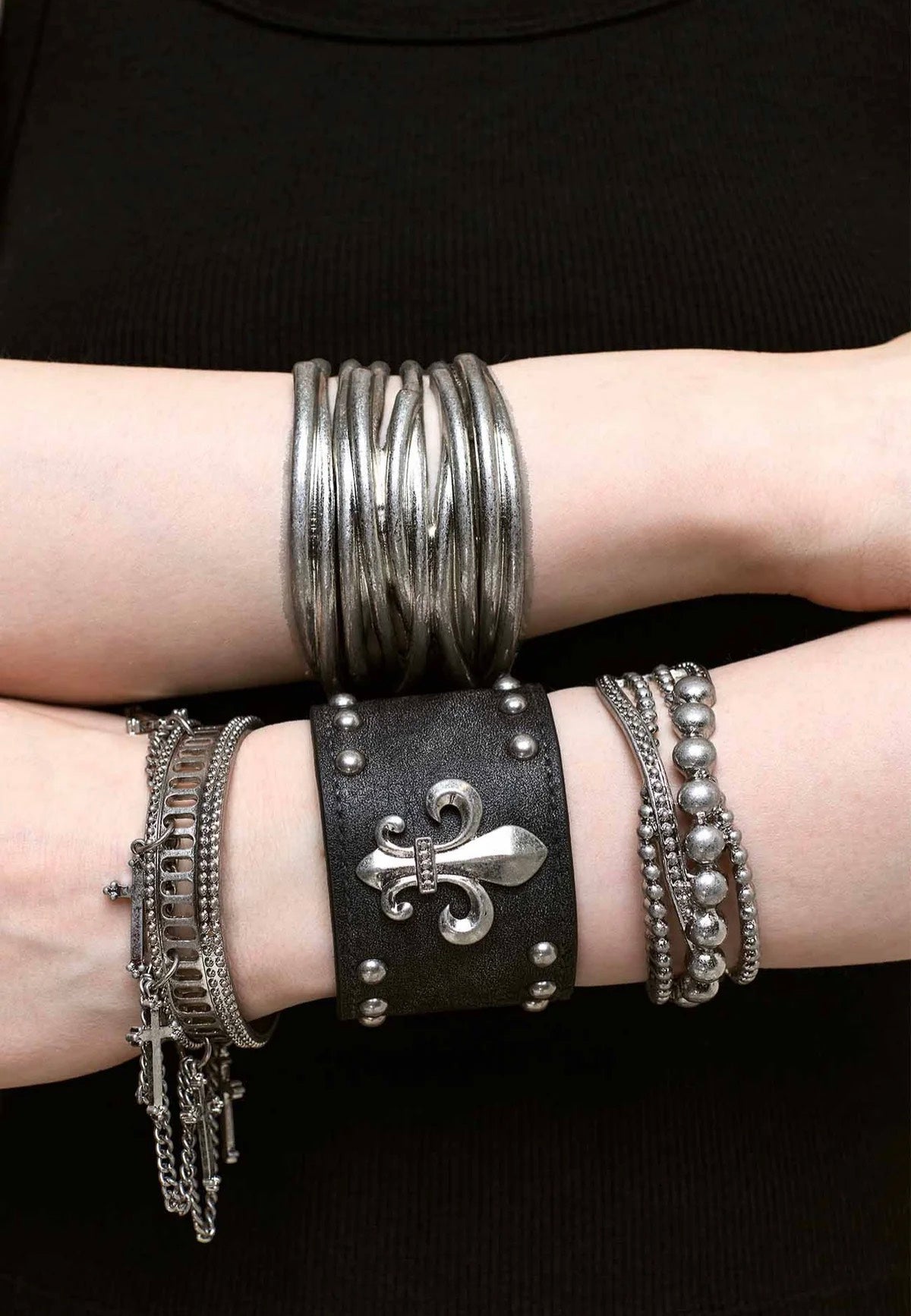 Minga London - Craven Bracelet Set Silver - Bracelet | Neutral-Image