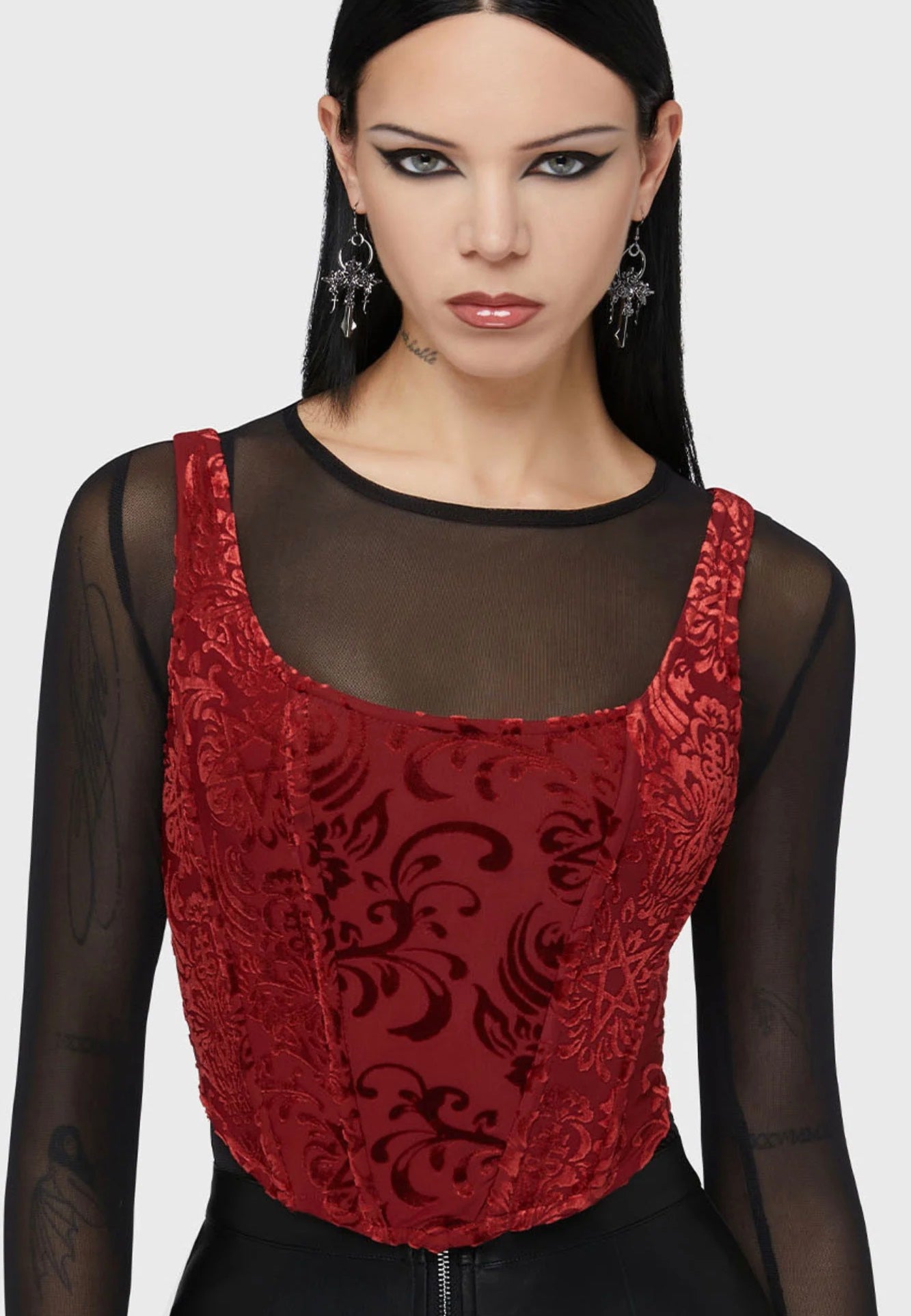 Killstar - Crimson Bloodlust Red - Corset | Women-Image