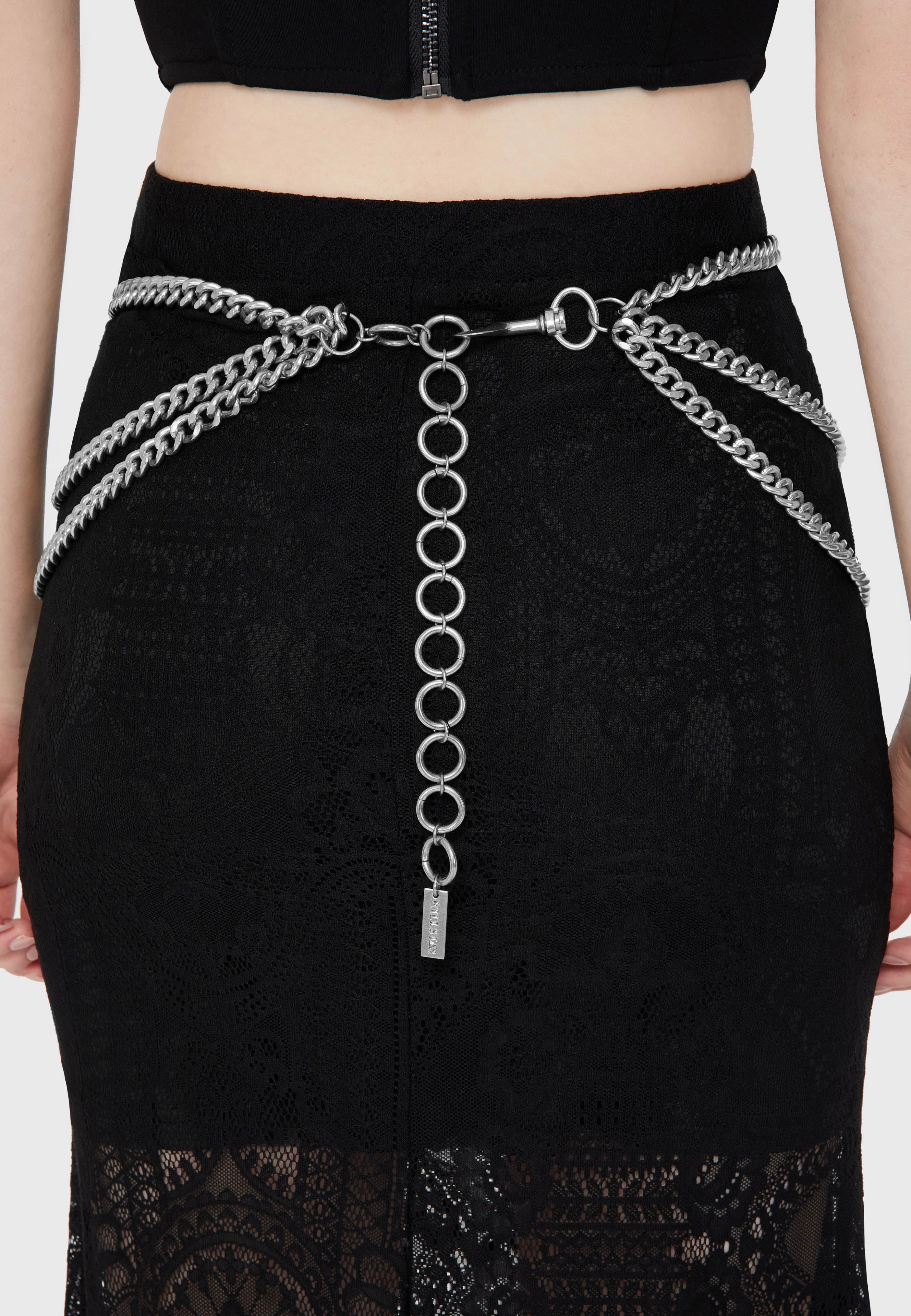 Killstar - Crucifix Chain Silver - Belt | Neutral-Image