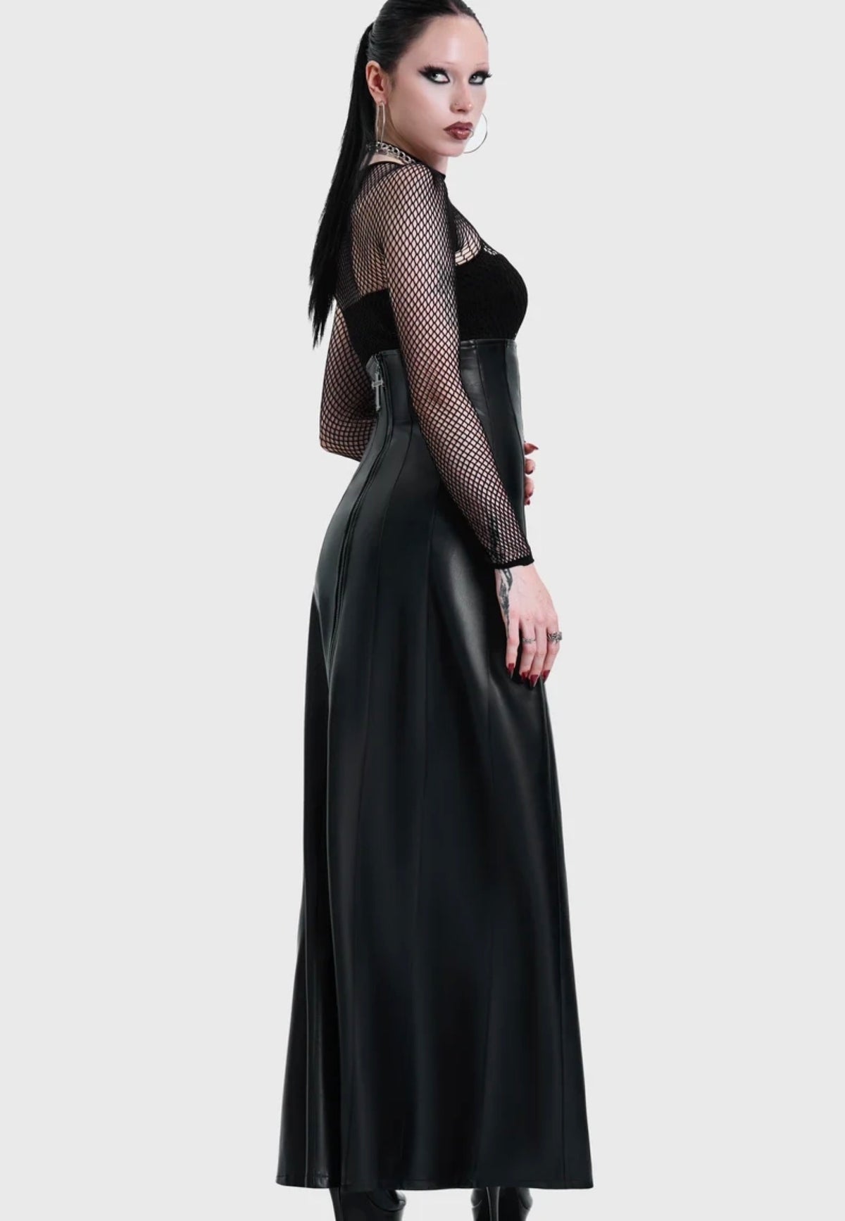 Killstar Crucifix Maxi Black Rock