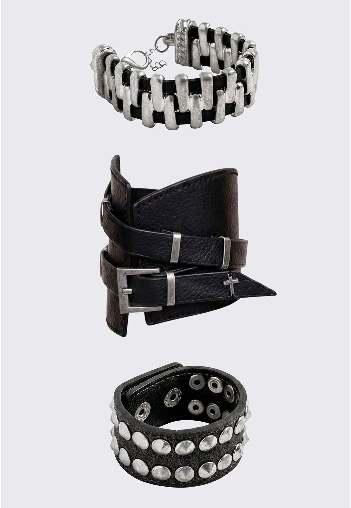Minga London - Cruel Bracelet Set Silver - Bracelet | Neutral-Image