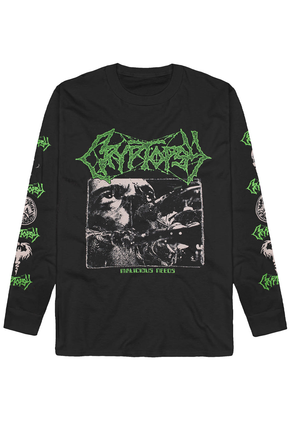 Cryptopsy - Malicious Needs - Longsleeve | Nuclear Blast
