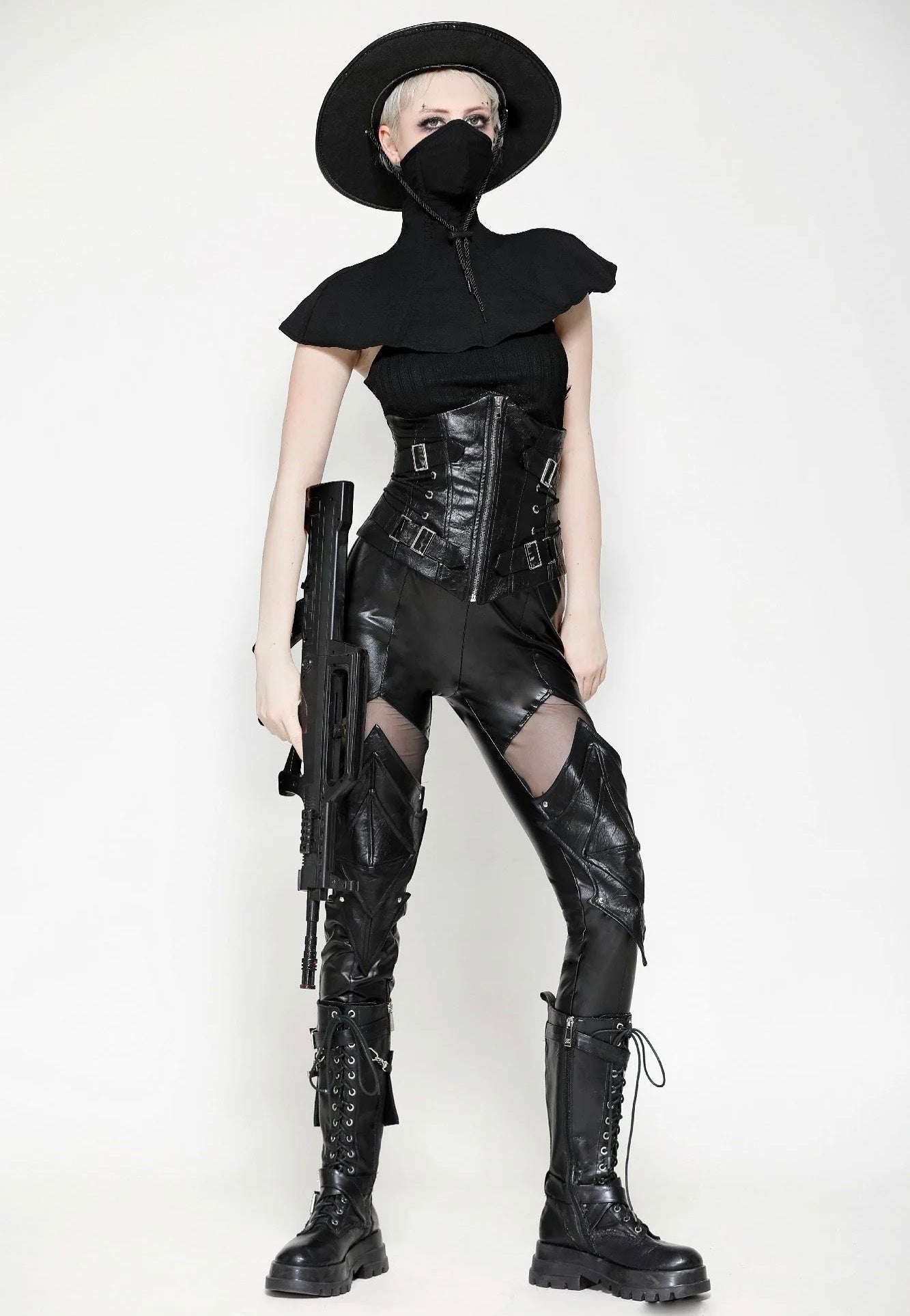 Dark In Love - Punk Metal Decor Waist - Corset | Women-Image