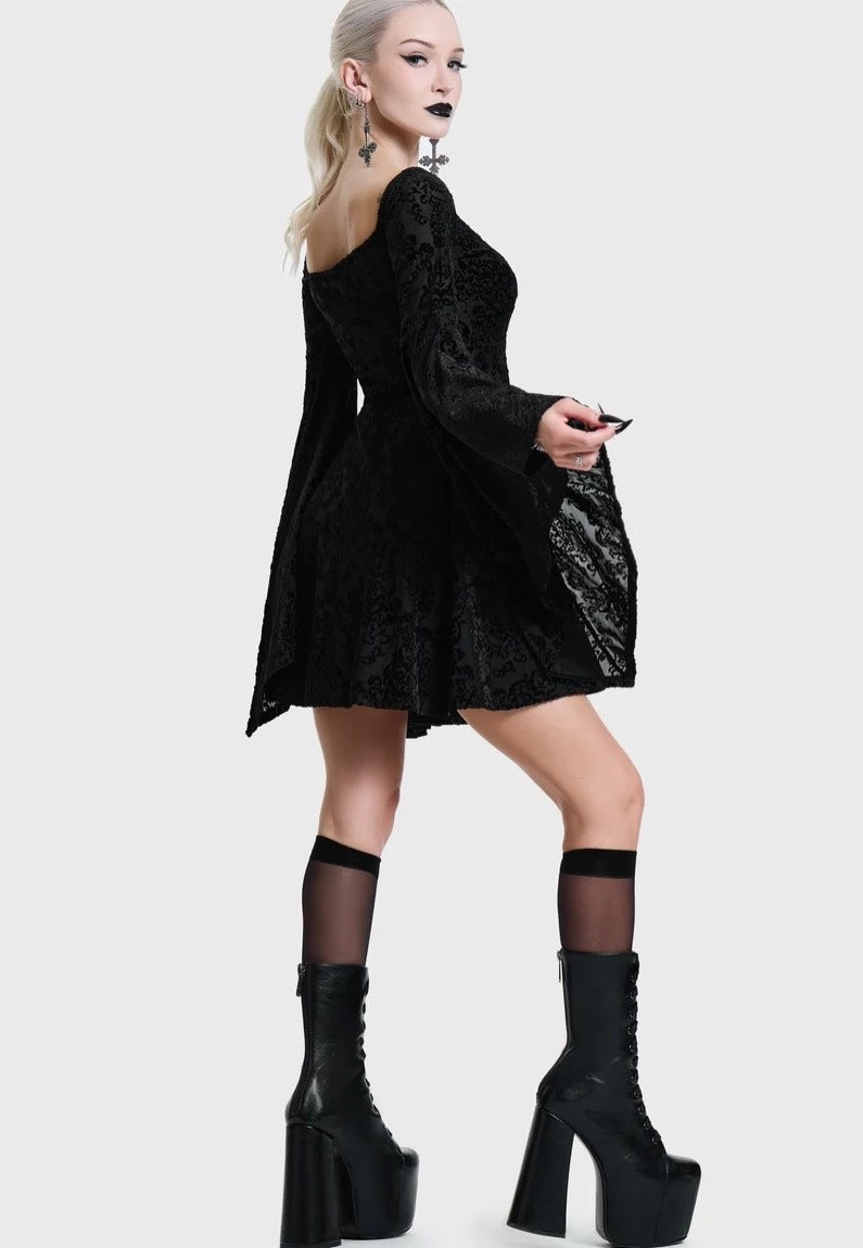 Killstar Daemon's Curse Mini Black Dress