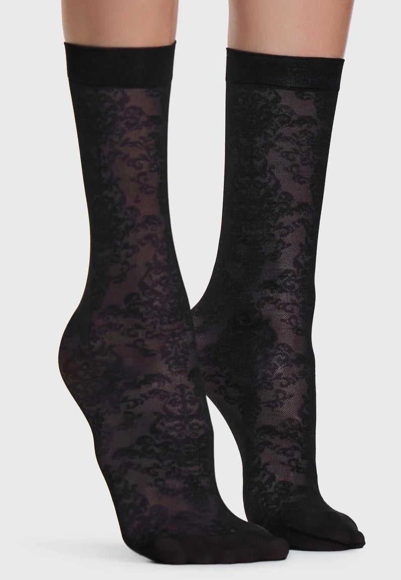 Killstar Daemon Black Socken