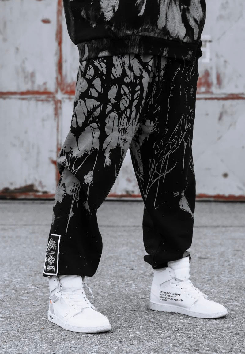 Stay Cold Apparel Daggerwave Black Sweat Pants