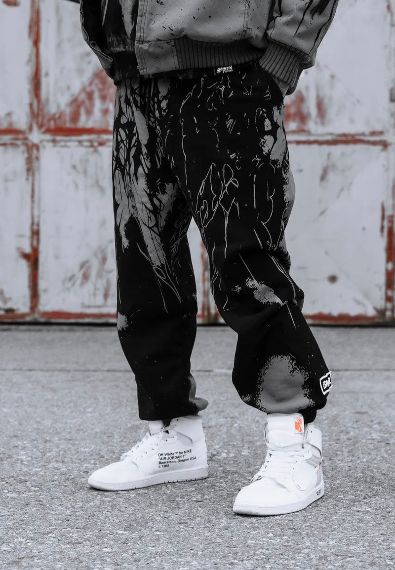Stay Cold Apparel Daggerwave Black Sweat Pants