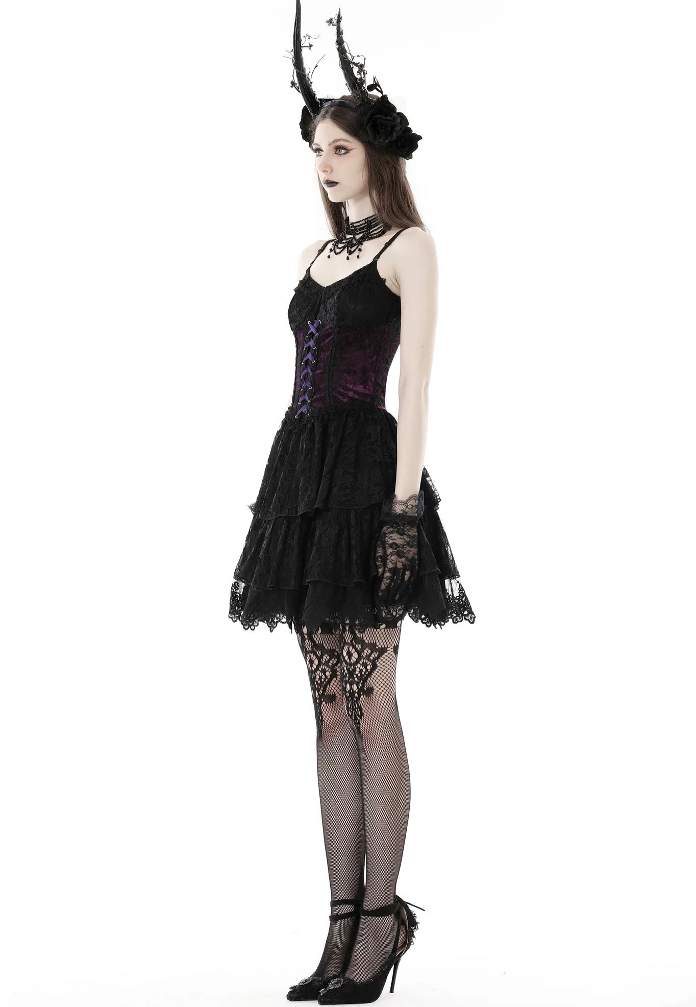 black and purple dress Ombre Beaded Long Black Prom Dress 88861 Black/Multi / 000