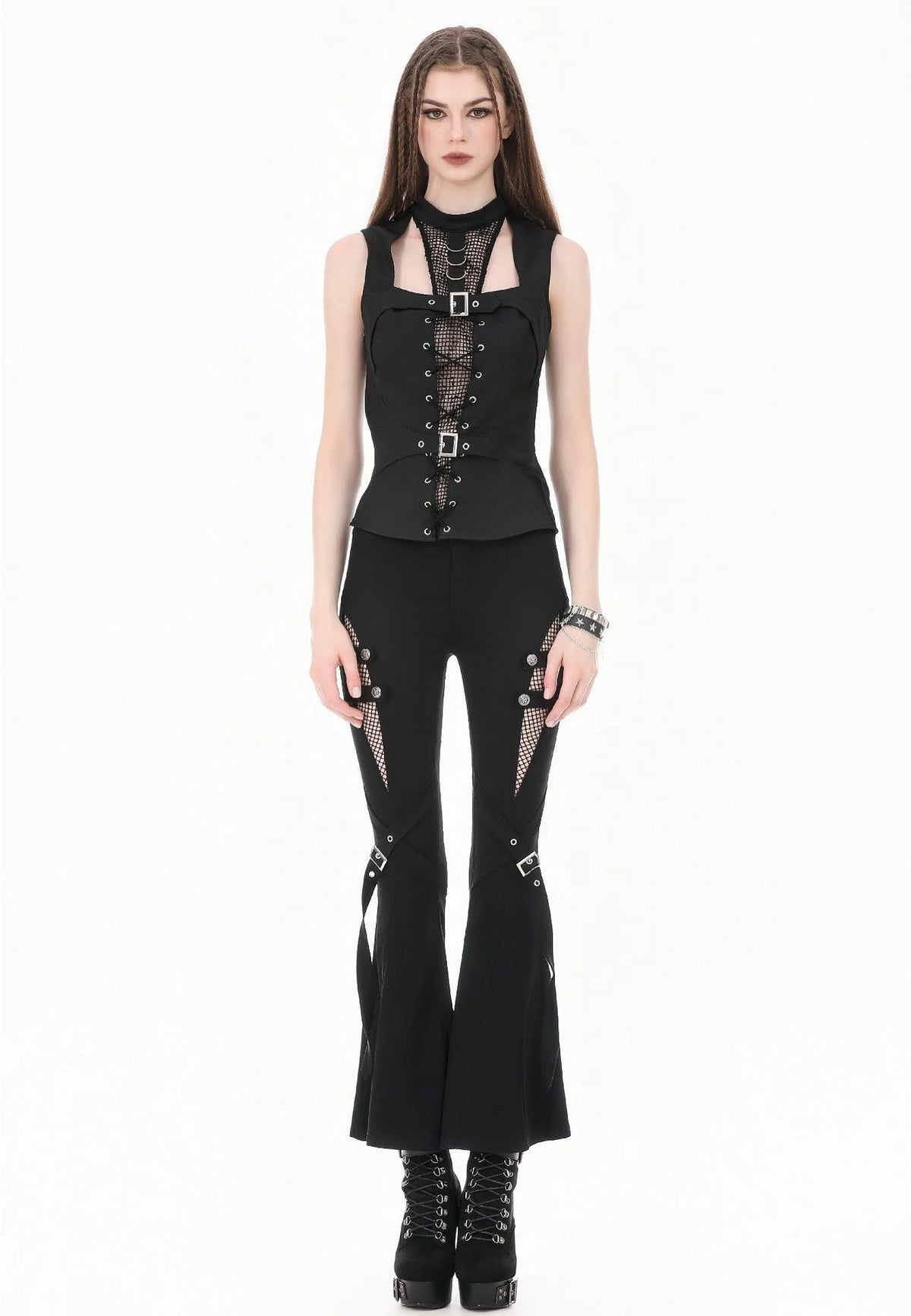 Dark In Love Iron Covenant Punk Dark Wear Top