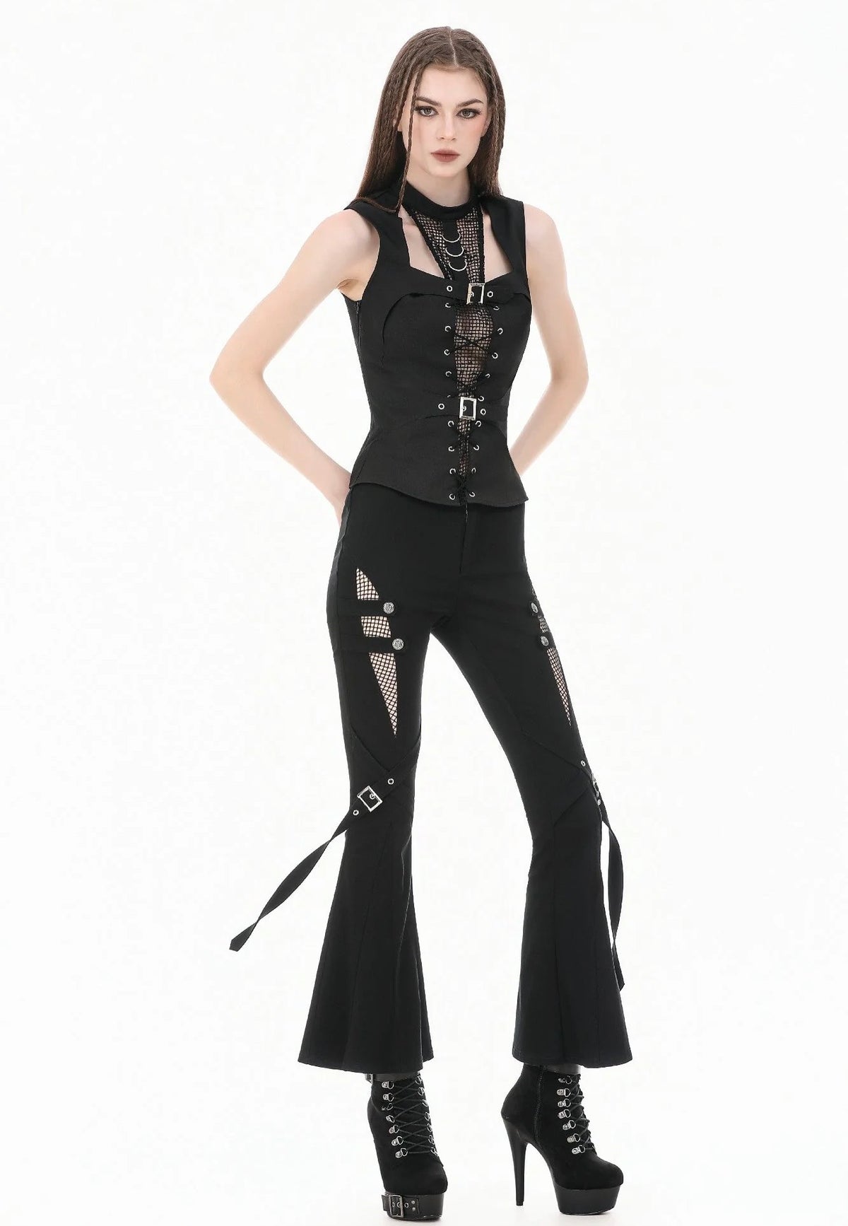 Dark In Love Iron Covenant Punk Dark Wear Top