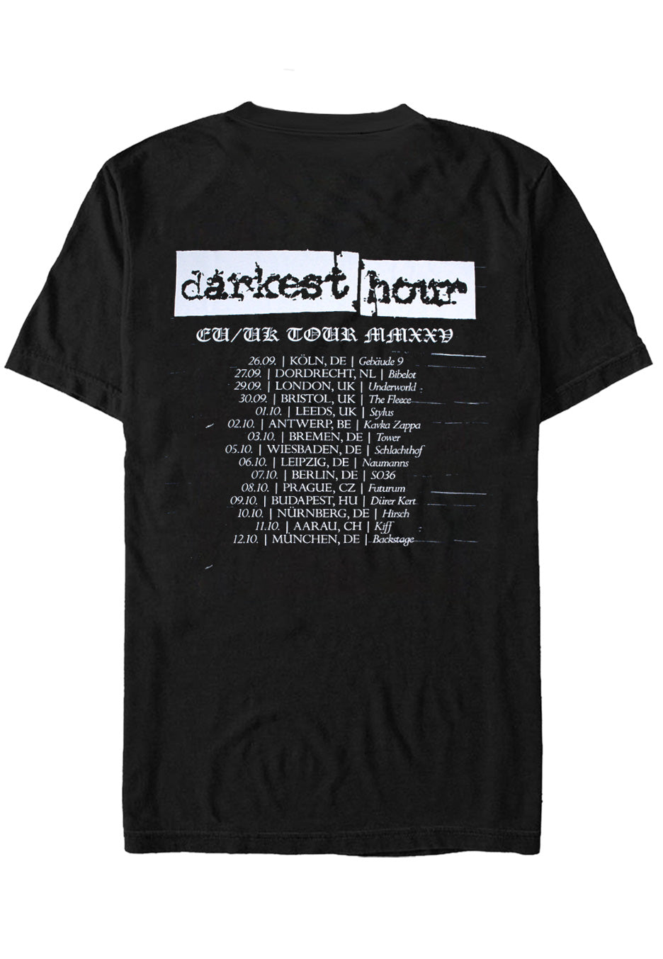 Darkest Hour - Perpetual 2025 Tour - T-Shirt | Neutral-Image