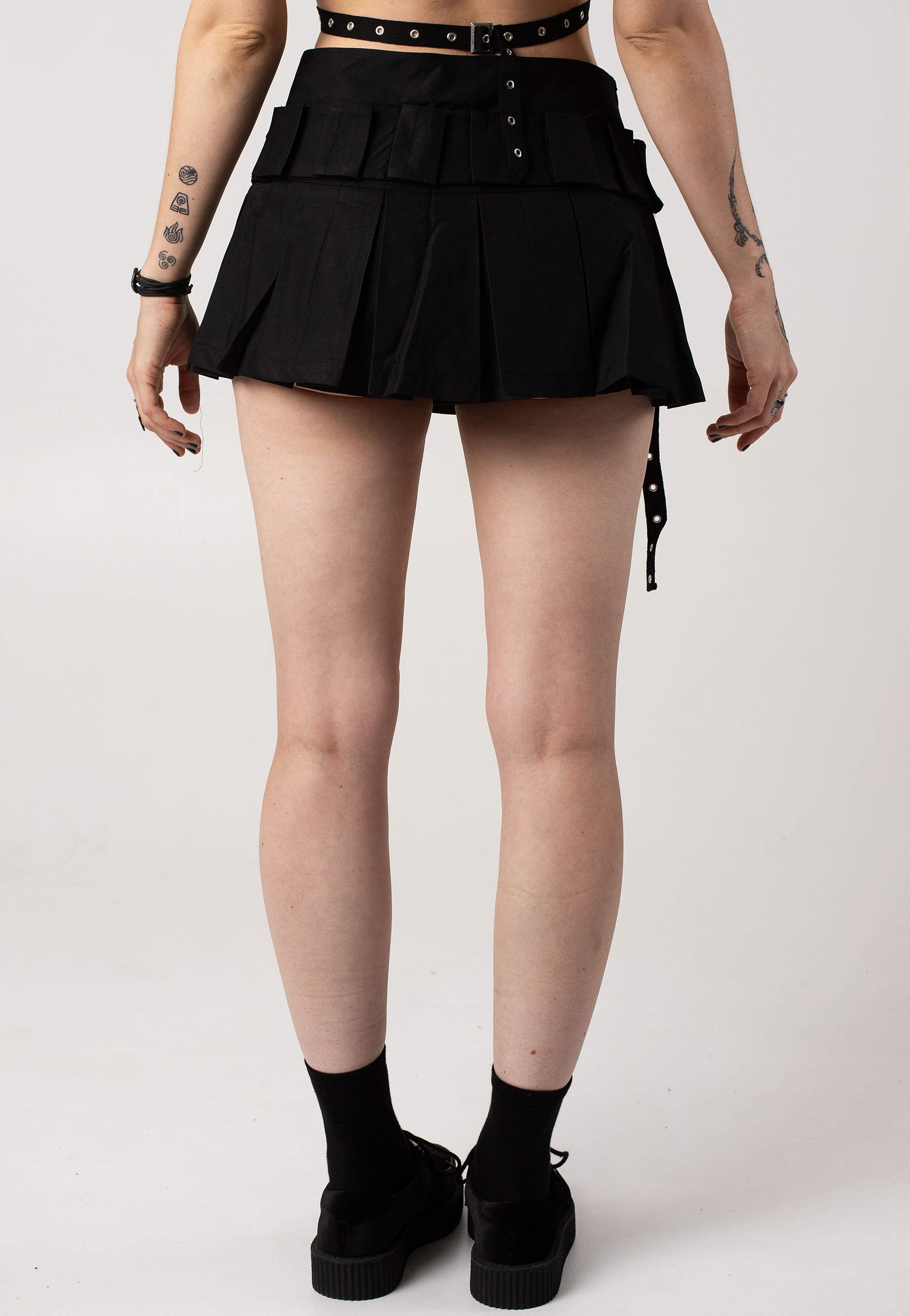 Dark In Love - Punk Moto Black - Skirt | Women-Image