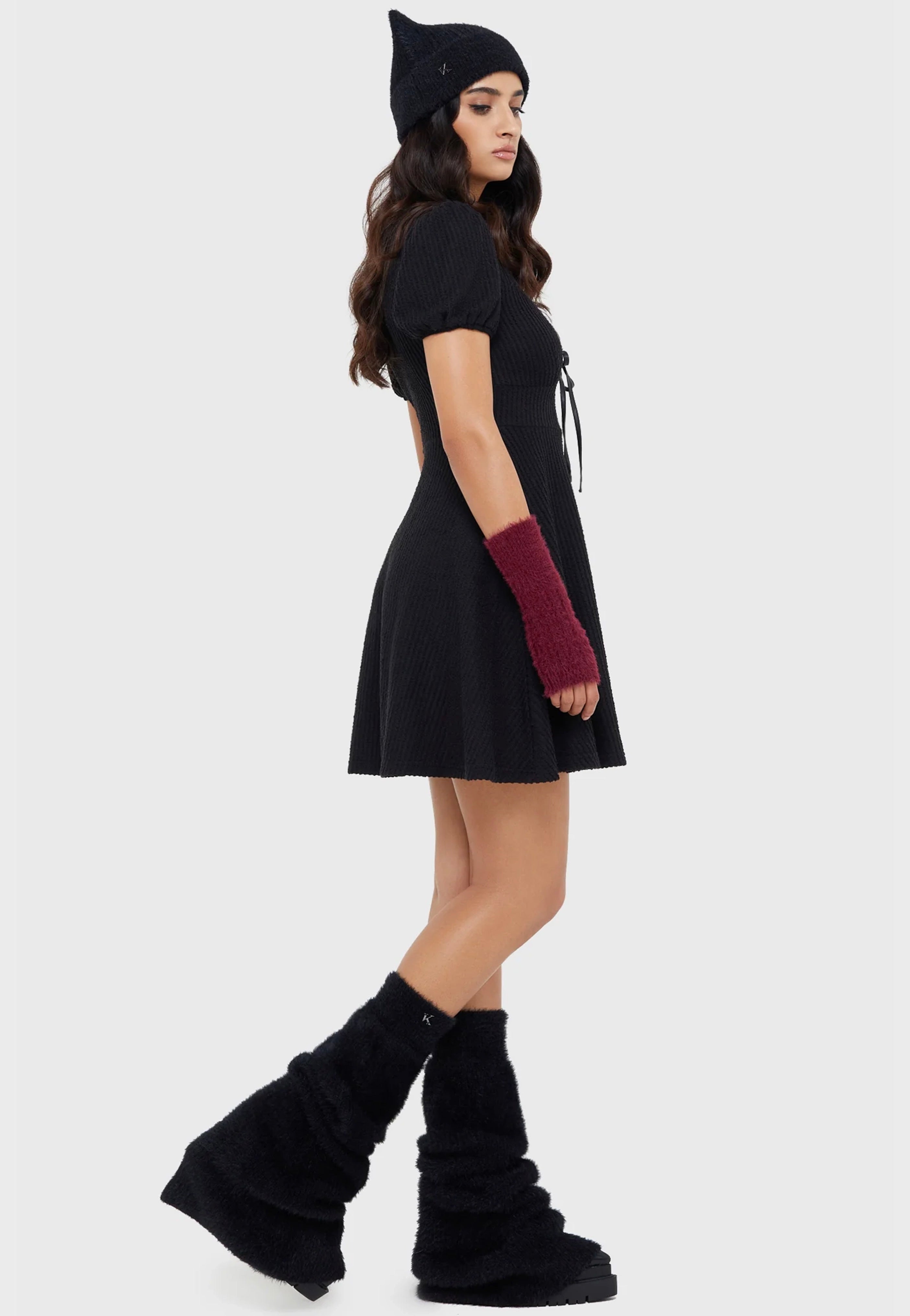 Killstar - Dark Night Black - Leg Warmers | Neutral-Image