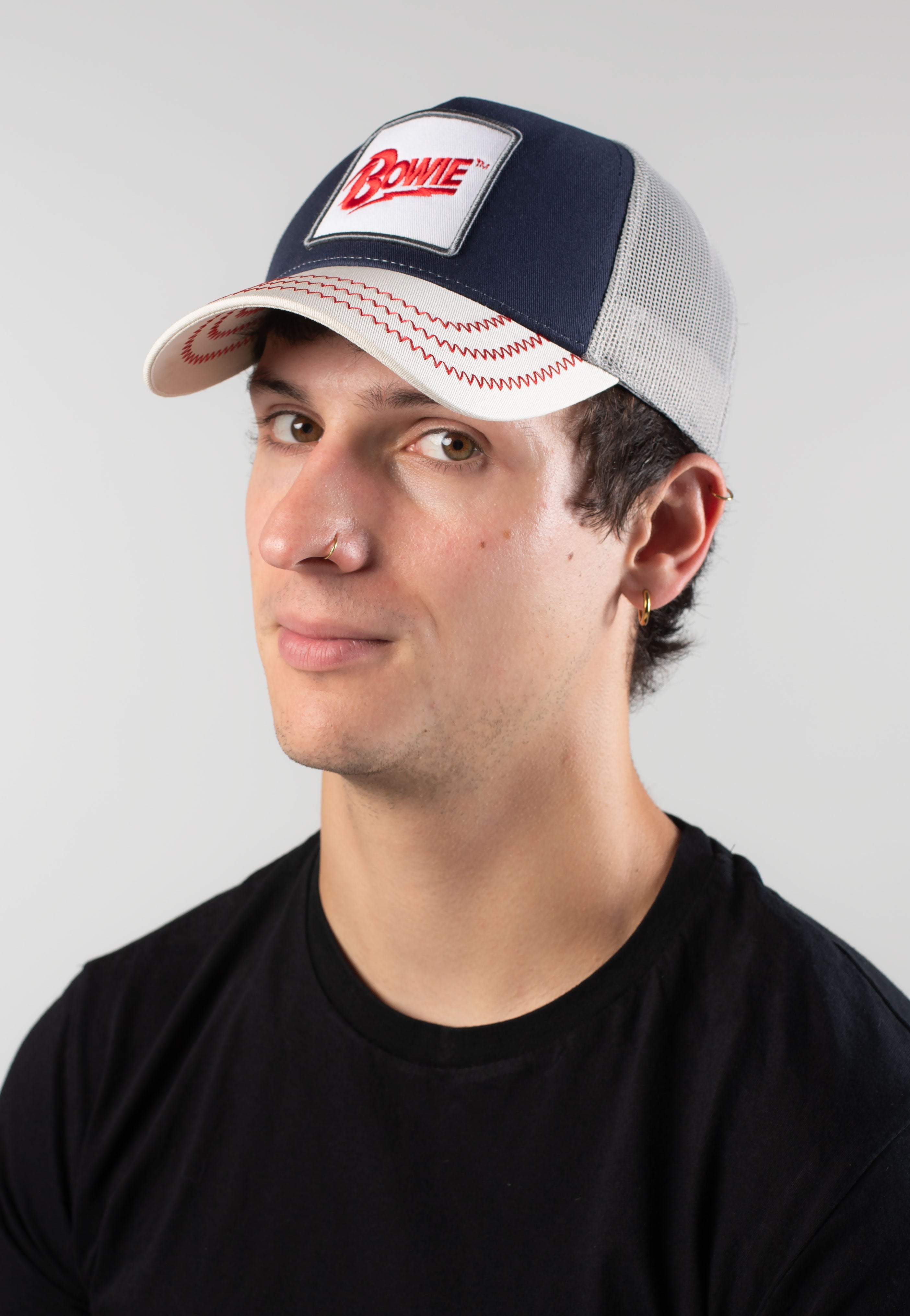 David Bowie - Logo Navy - Cap | Neutral-Image