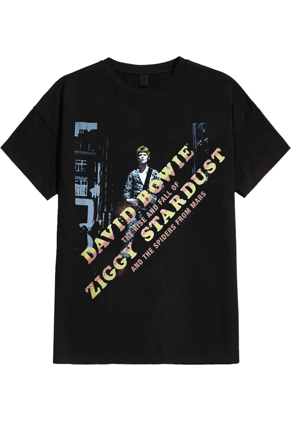 David Bowie - Ziggy Diagonal - T-Shirt | Neutral-Image