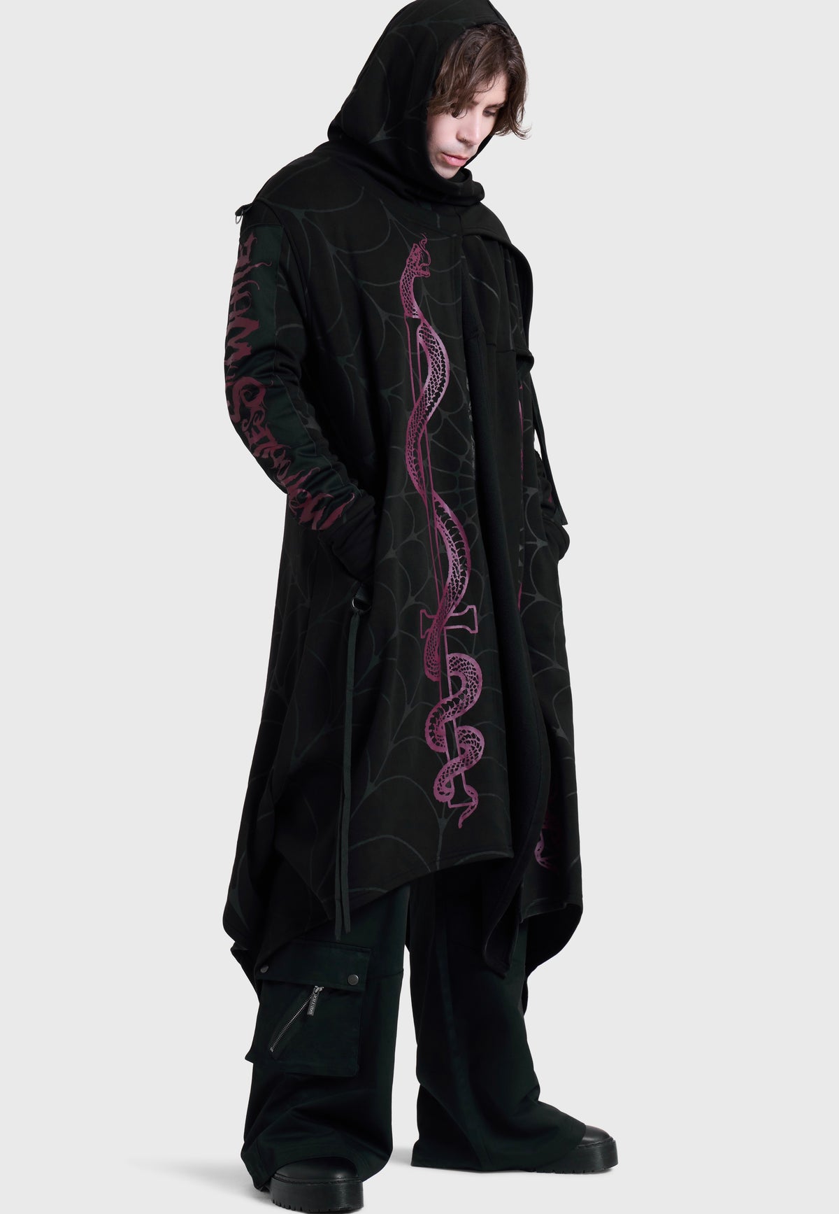 Killstar x Motionless in White Dead As F**K Assassins Long Cardi Black Cardigan