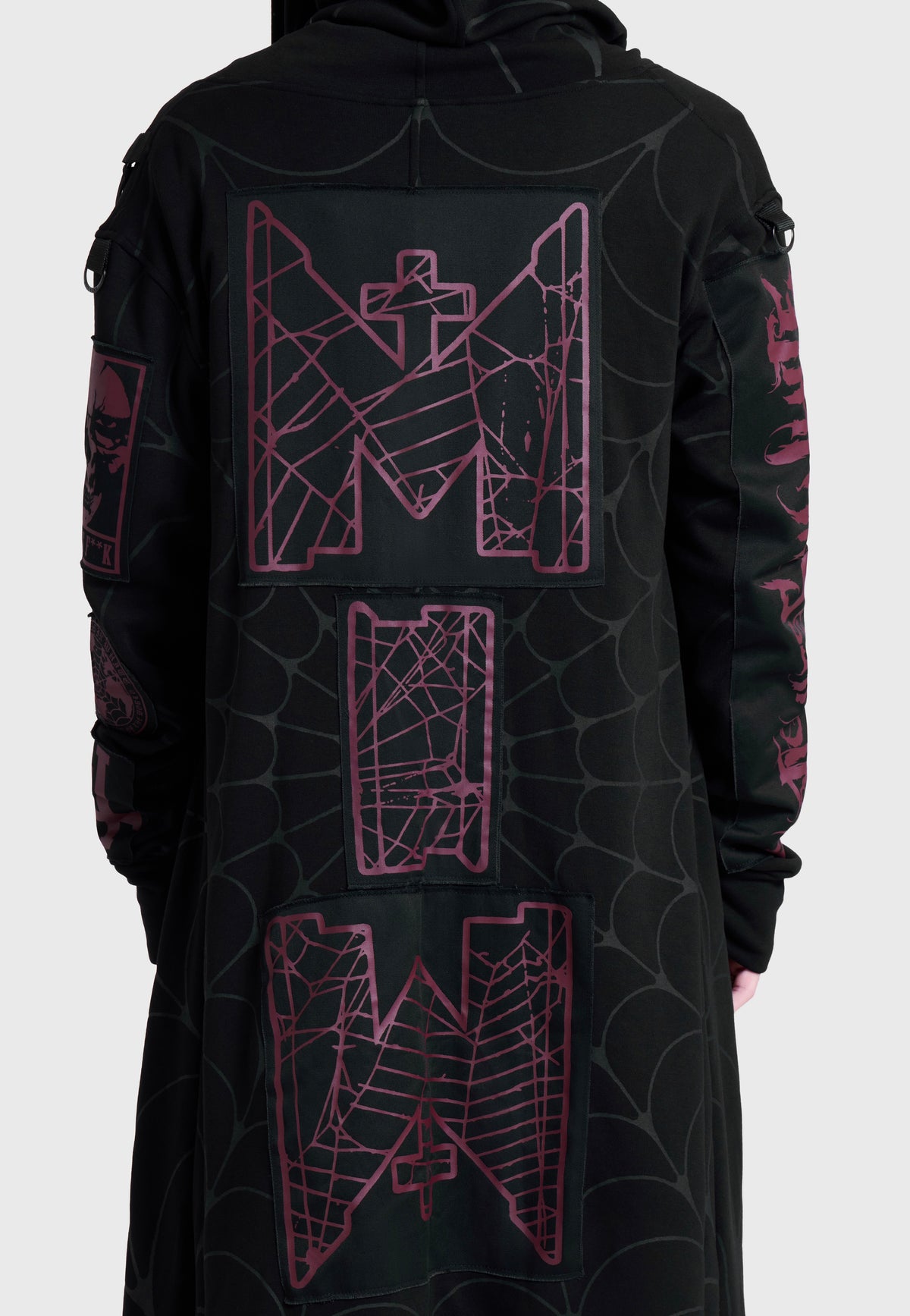 Killstar x Motionless in White Dead As F**K Assassins Long Cardi Black Cardigan