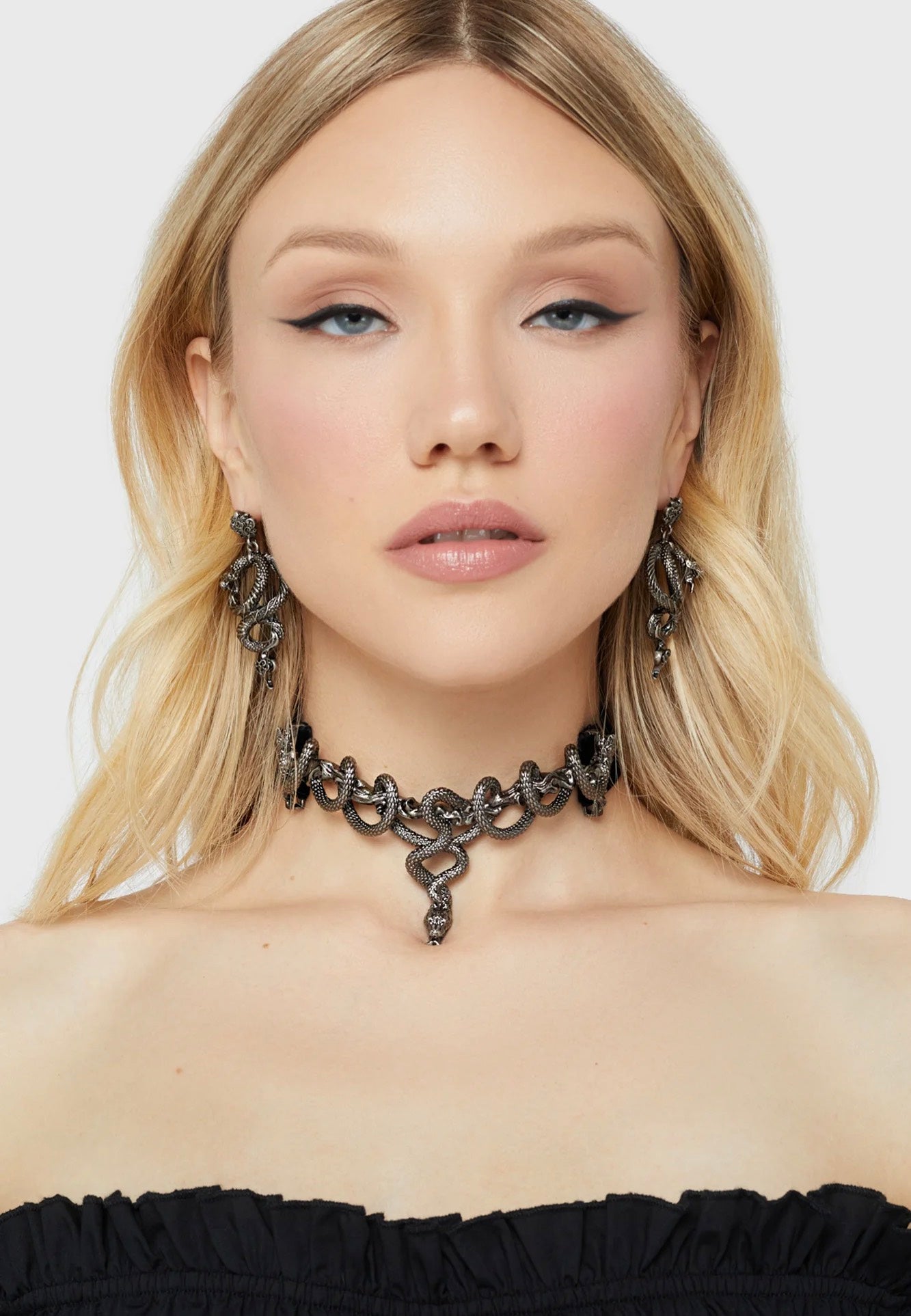 Killstar - Deadly Coil Silver - Choker | Neutral-Image