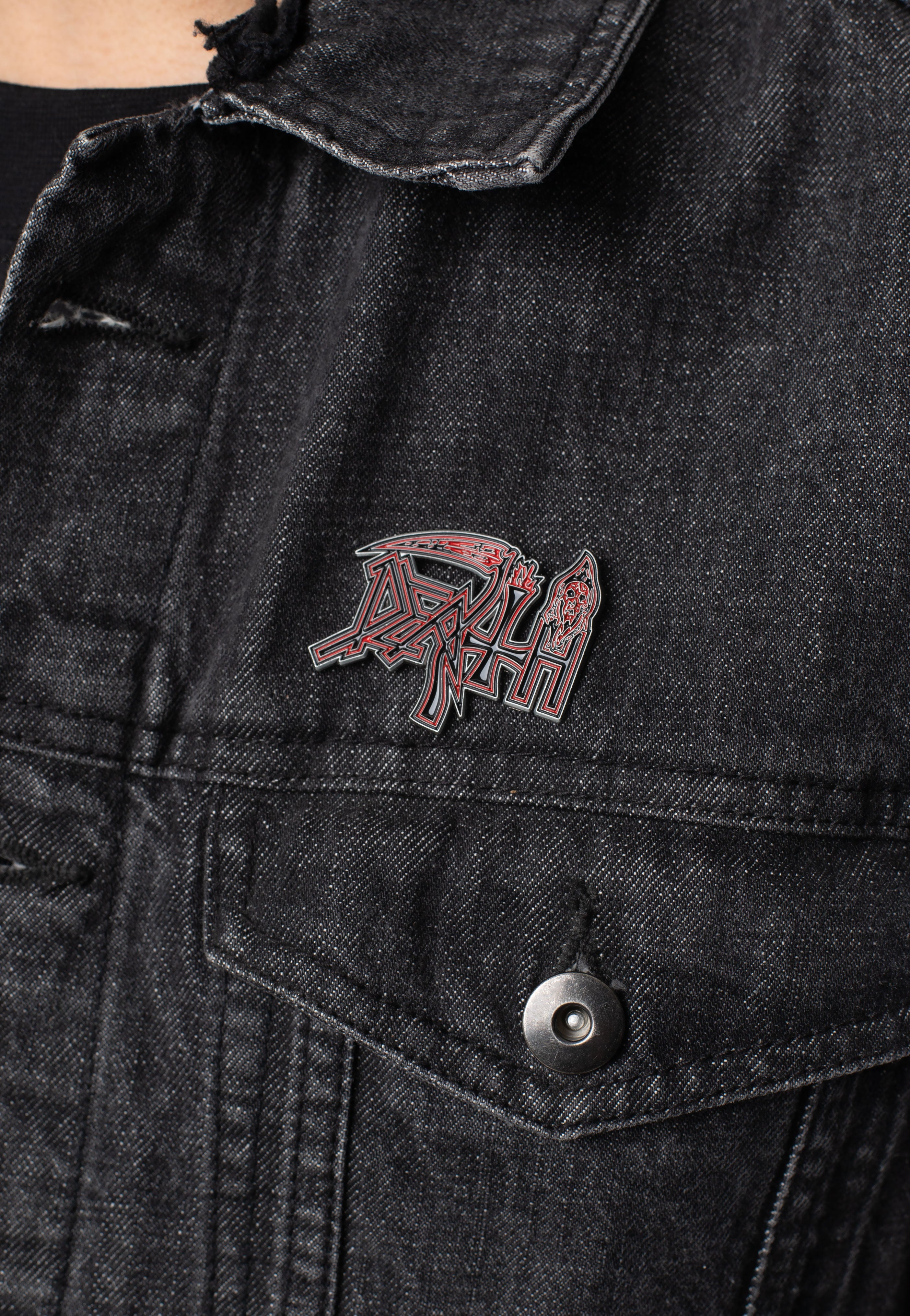 Death - Human Logo - Pin | Neutral-Image