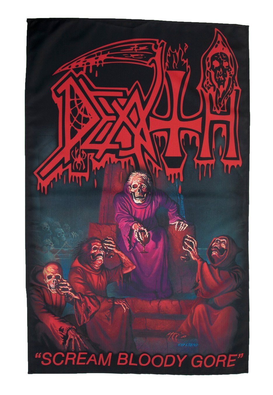 Death - Scream Bloody Gore - Flag