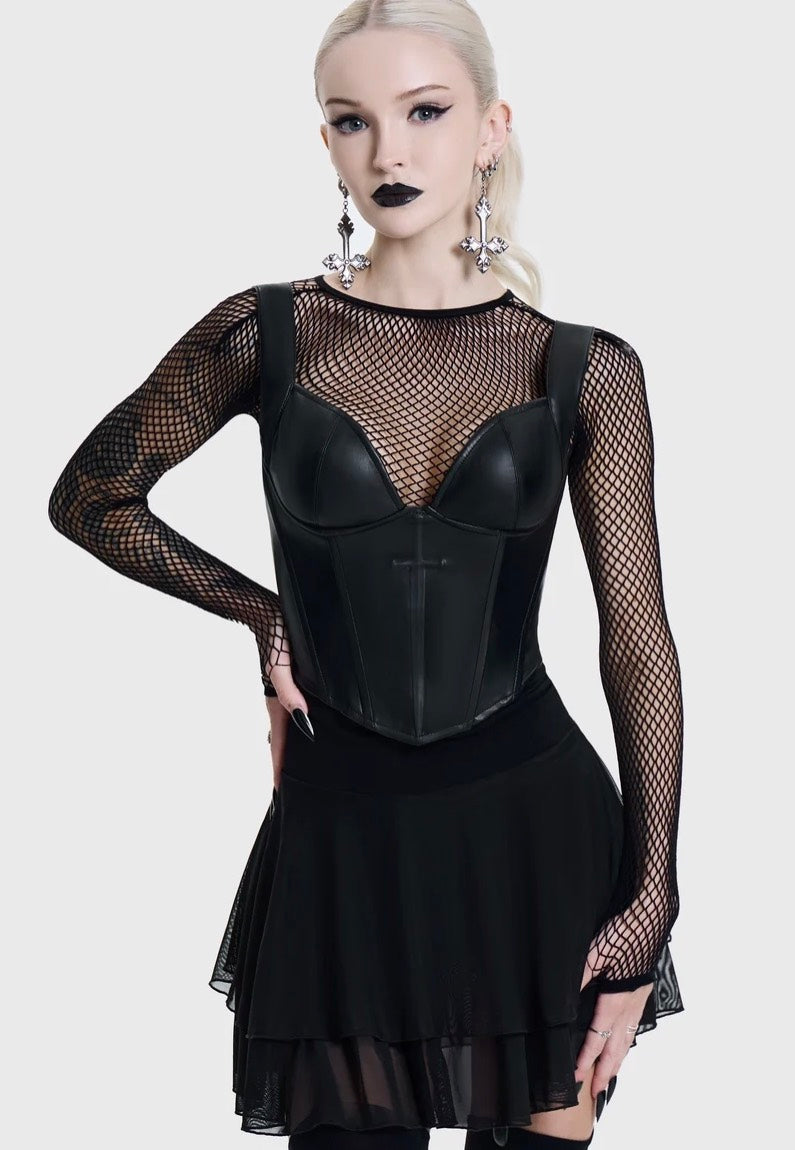 Killstar Deathly Desire Black Corset