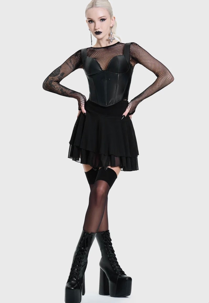Killstar Deathly Desire Black Corset
