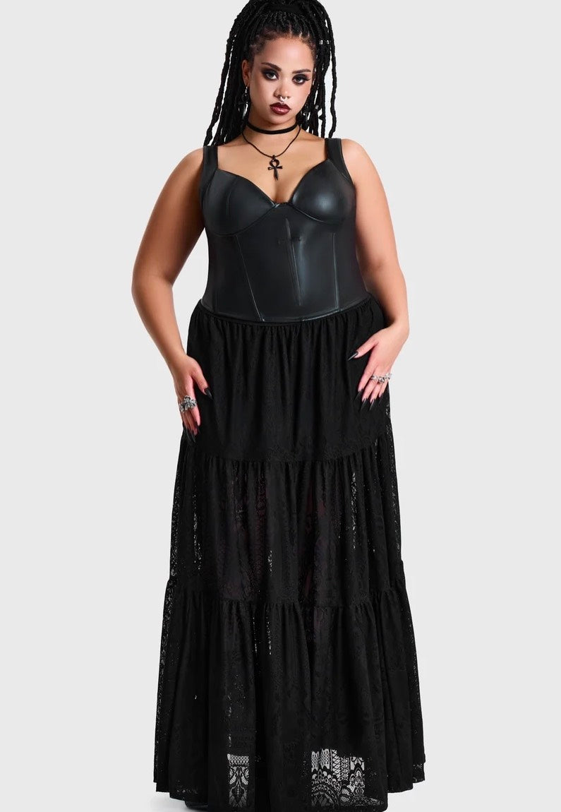 Killstar Deathly Desire Black Corset