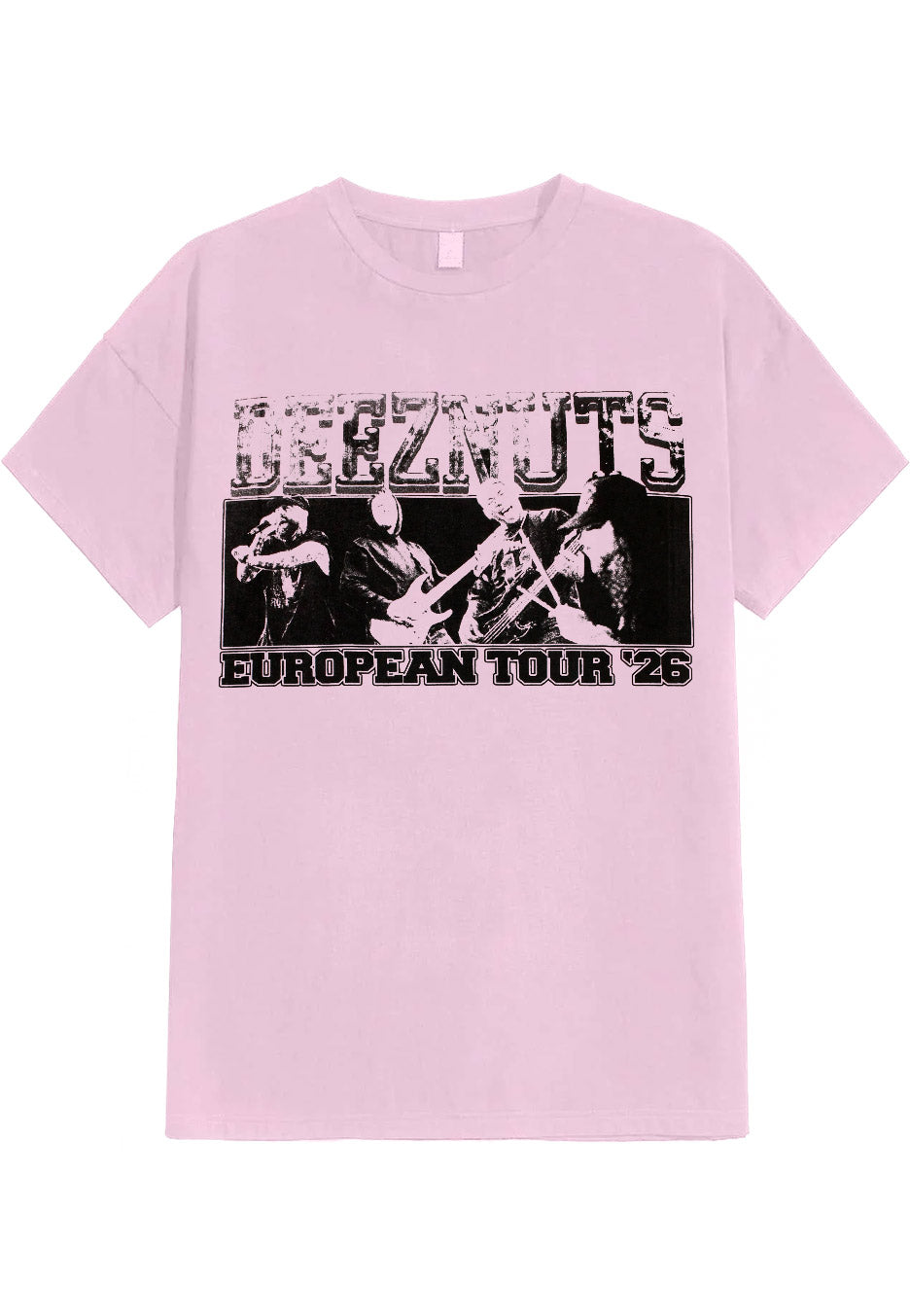 Deez Nuts Summer 2026 Tour Baby Pink T-Shirt