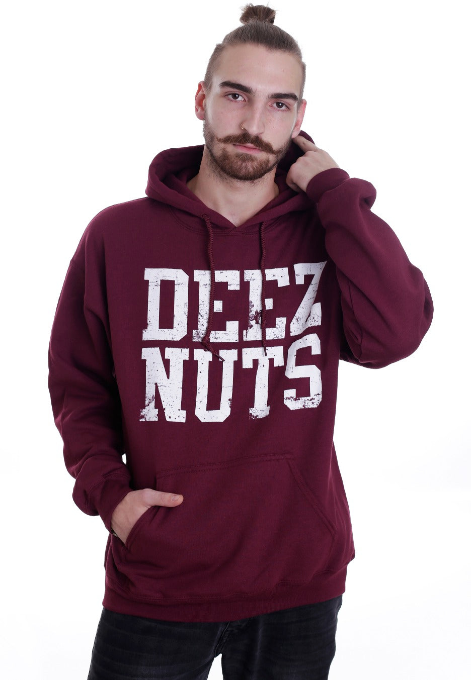 Deez Nuts - Mouth Maroon - Hoodie | Men-Image