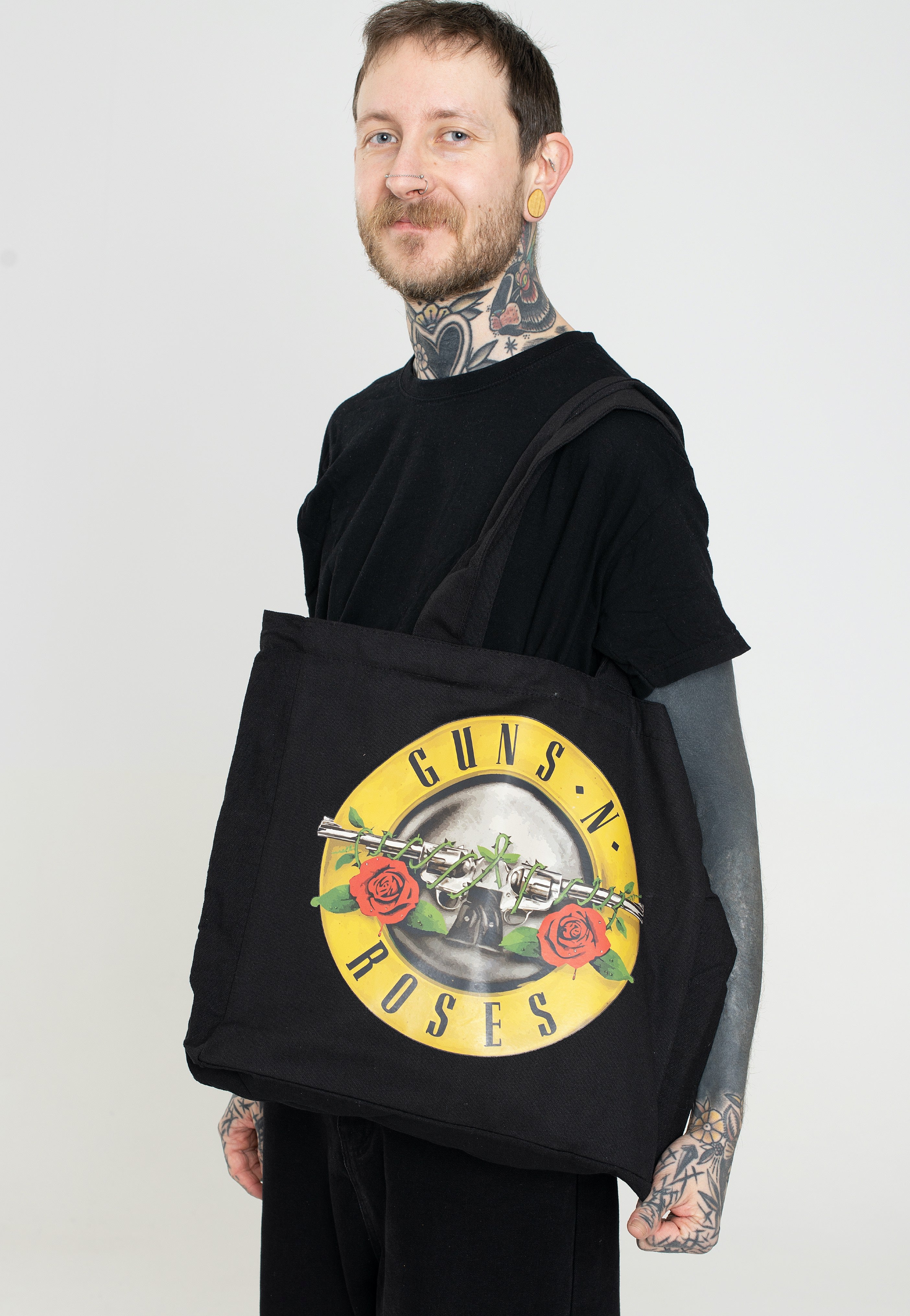 Guns N' Roses - Roses Logo - Tote Bag | Neutral-Image