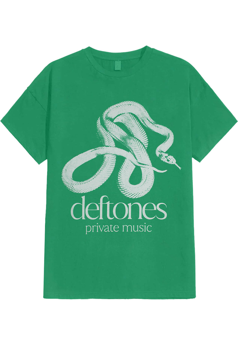 Deftones Private Music Mono Green Camiseta