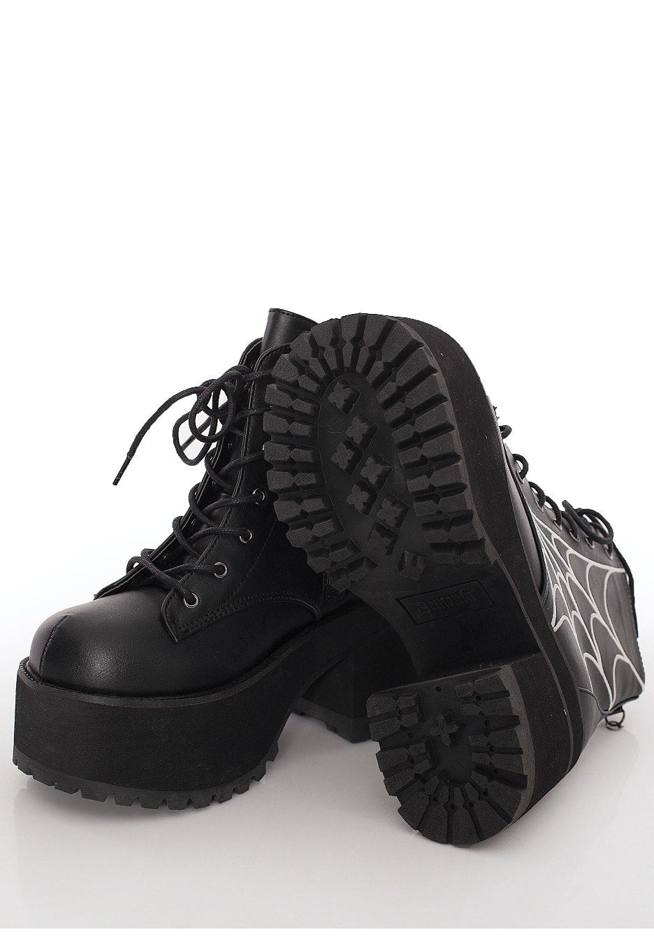 DemoniaCult - Ranger 105 Spider Web Embroidery - Girl Shoes