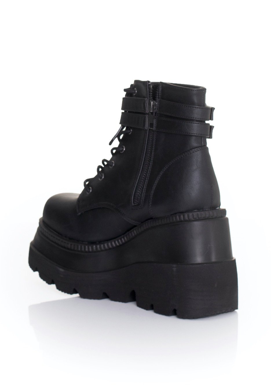 DemoniaCult - Shaker 52 Vegan Leather Black - Girl Shoes