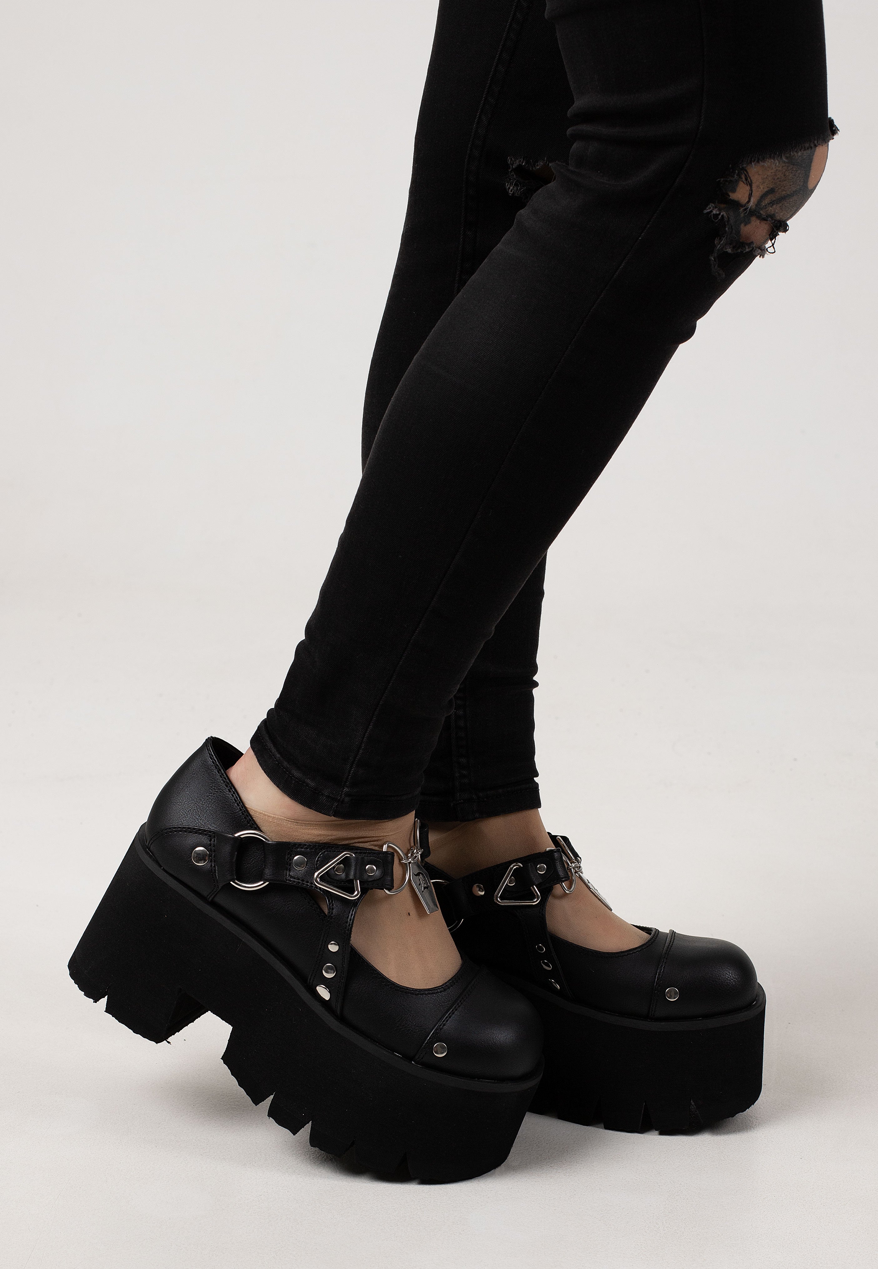 DemoniaCult - Ashes 33 Black - Girl Shoes | Nuclear Blast